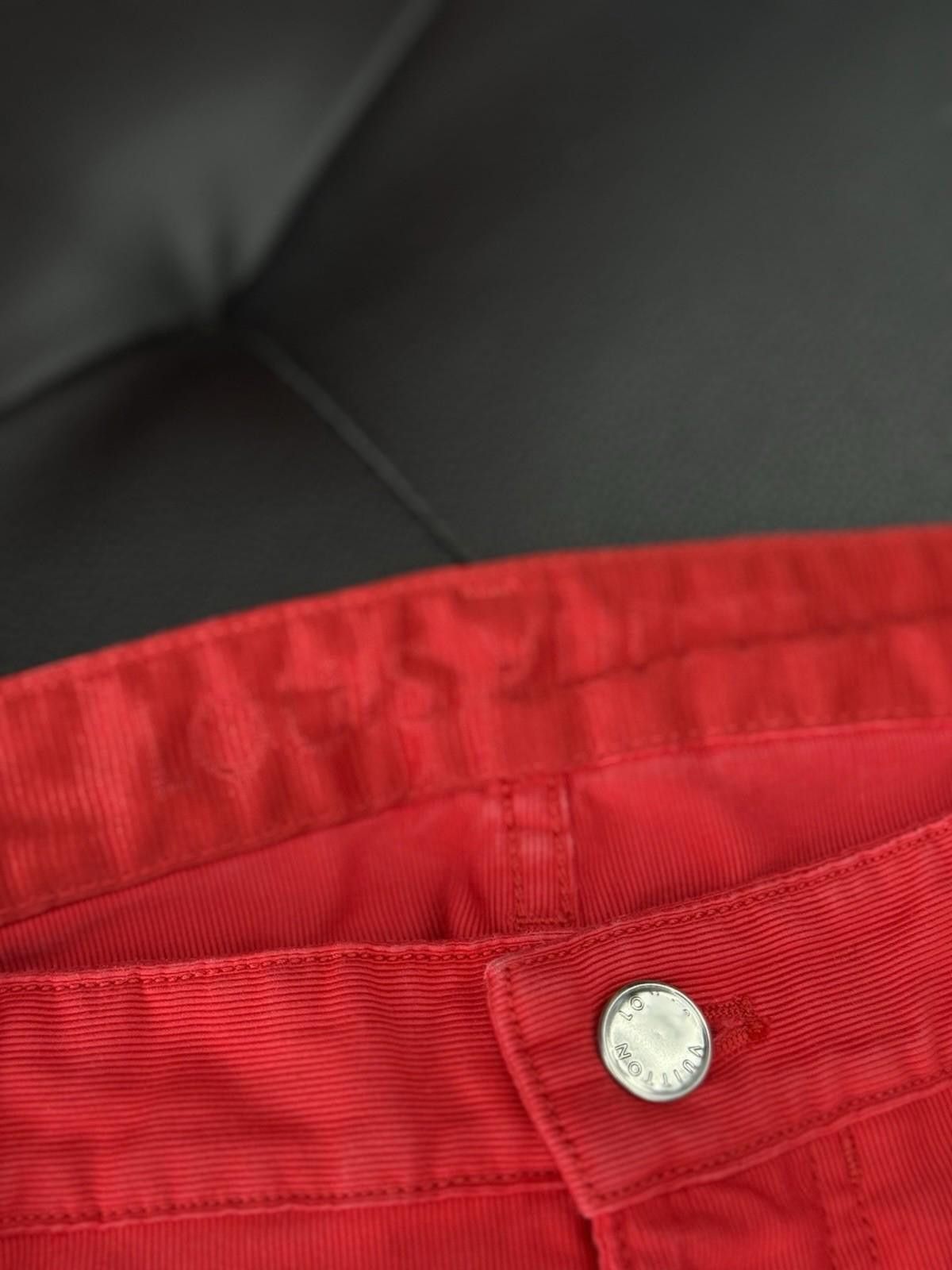 Louis Vuitton Authentic Louis Vuitton Red Denim Jeans Pants (34) Vintage Size US 34 / EU 50 - 11 Thumbnail