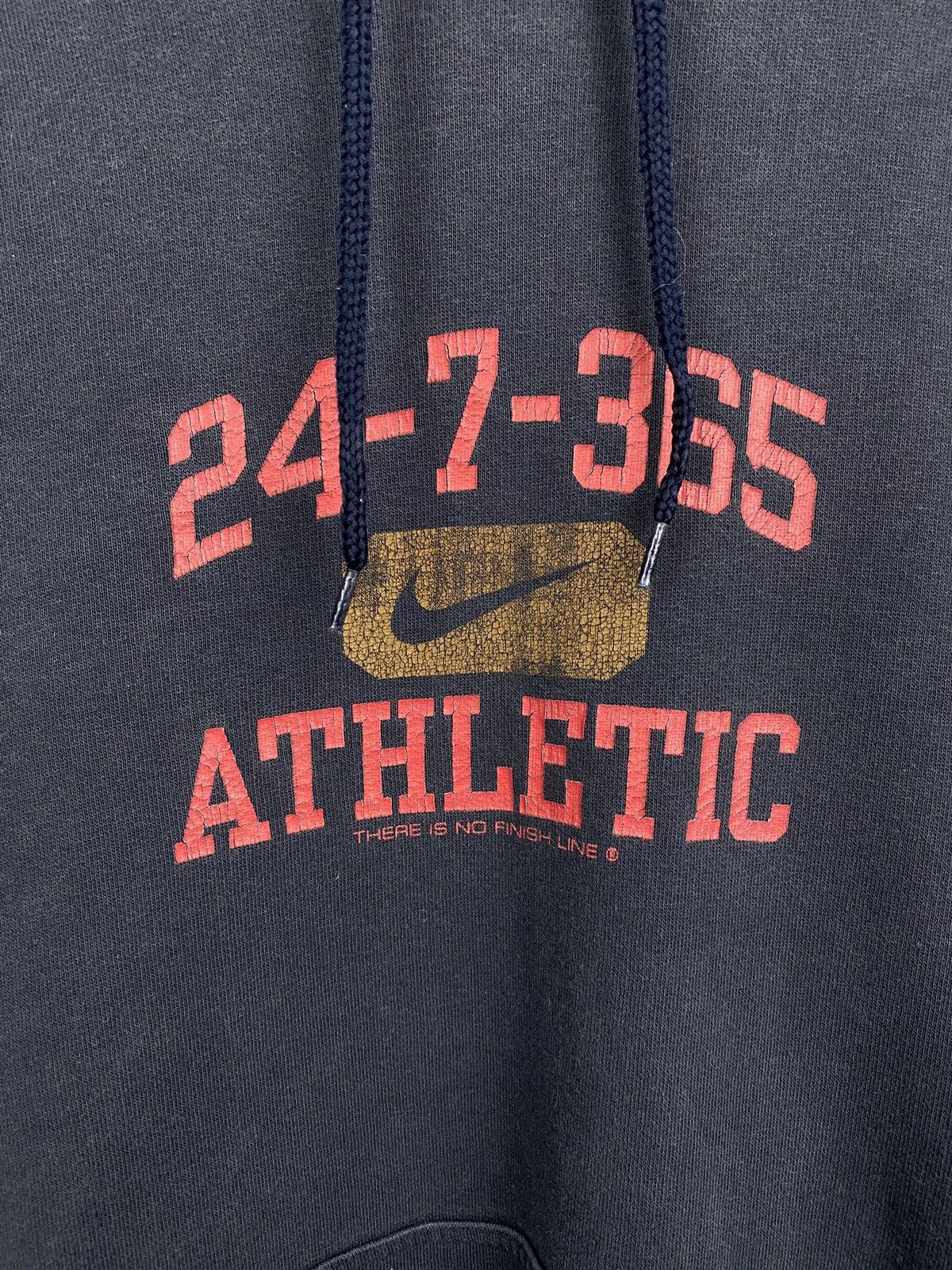 Nike 🇺🇸 Vintage 90s Nike Athletic Hoodie Y2K Rare Retro Hype Size US L / EU 52-54 / 3 - 4 Thumbnail