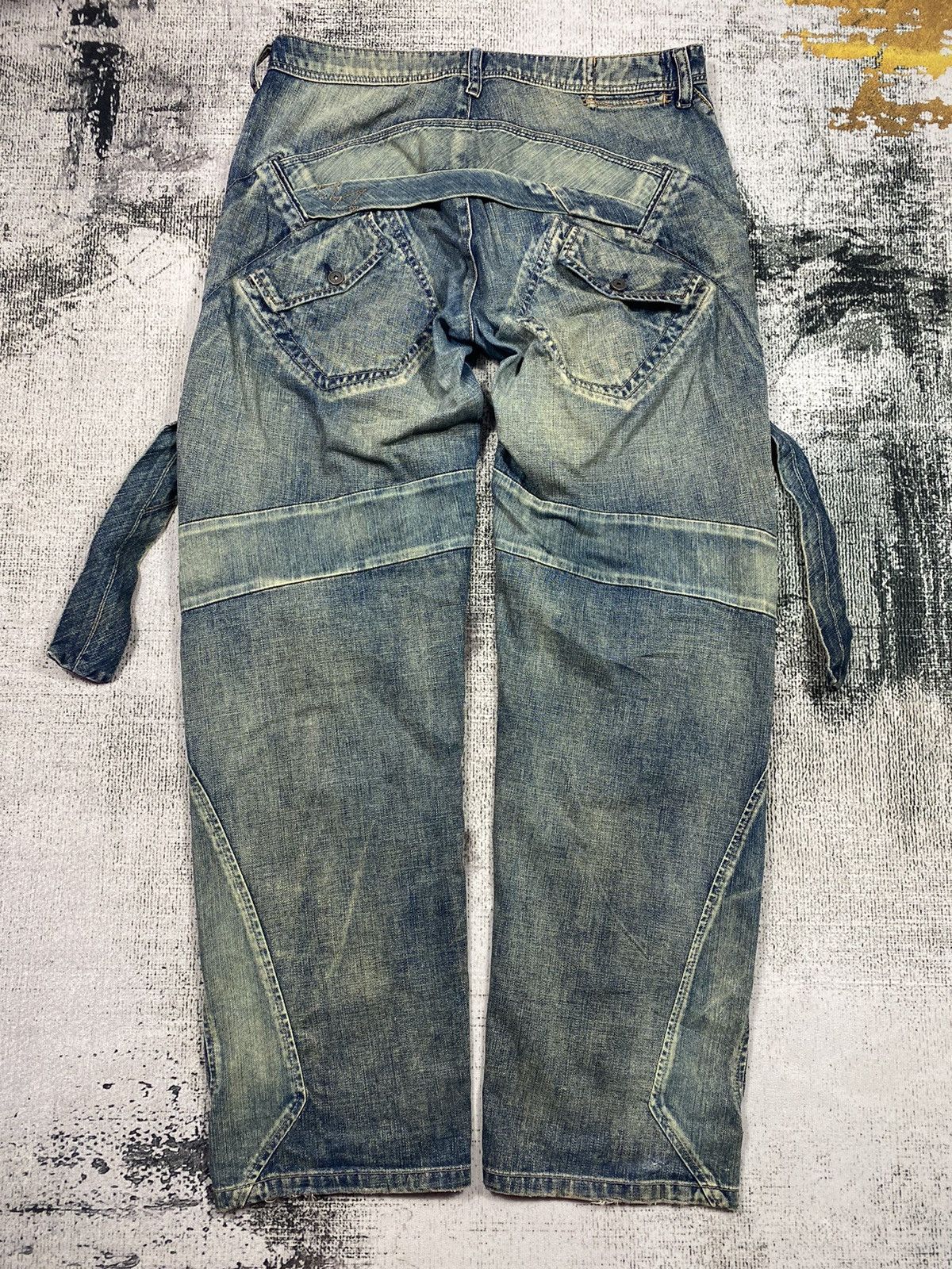 Marithe + Francois Girbaud GRAIL🔥M+FG Archieve Multi Pocket Bondage Flight Baggy Pants Size US 34 / EU 50 - 11 Thumbnail