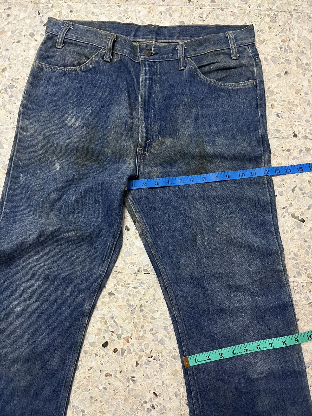 Levi's True crazy vintage rare 70s levis oren tag 646 bell bottom Size US 37 - 20 Thumbnail