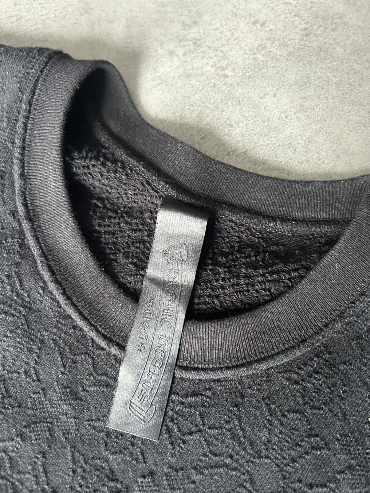 Chrome Hearts Chrome Hearts Jacquard Monogram Sweatshirt Black Size US M / EU 48-50 / 2 - 7 Thumbnail