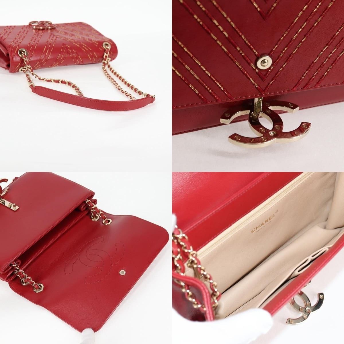 Chanel Chanel Chain V Stitch Shoulder Bag Size ONE SIZE - 4 Thumbnail