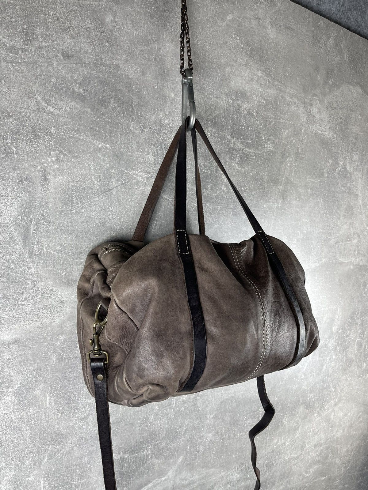 Genuine Leather Officine 11 Artisanal Handcraft Leather Shoulder Bag Size ONE SIZE - 5 Thumbnail
