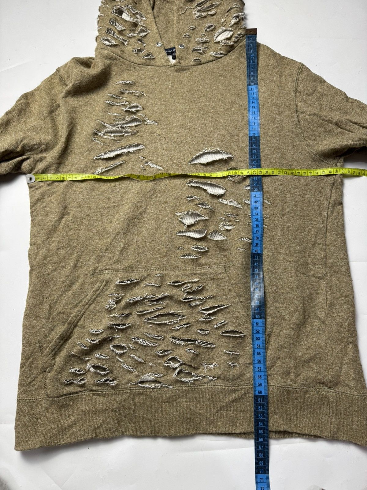 If Six Was Nine × Japanese Brand × Le Grande Bleu (L.G.B.) Distressed Hoodie Urban Research Ifsixwasnine lgb Size US M / EU 48-50 / 2 - 8 Thumbnail