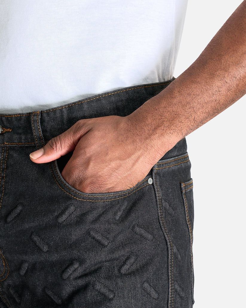Who Decides War o1s1v1r1oon0925 Thread Plate Denim in Black/Coal Size US 38 / EU 54 - 5 Thumbnail