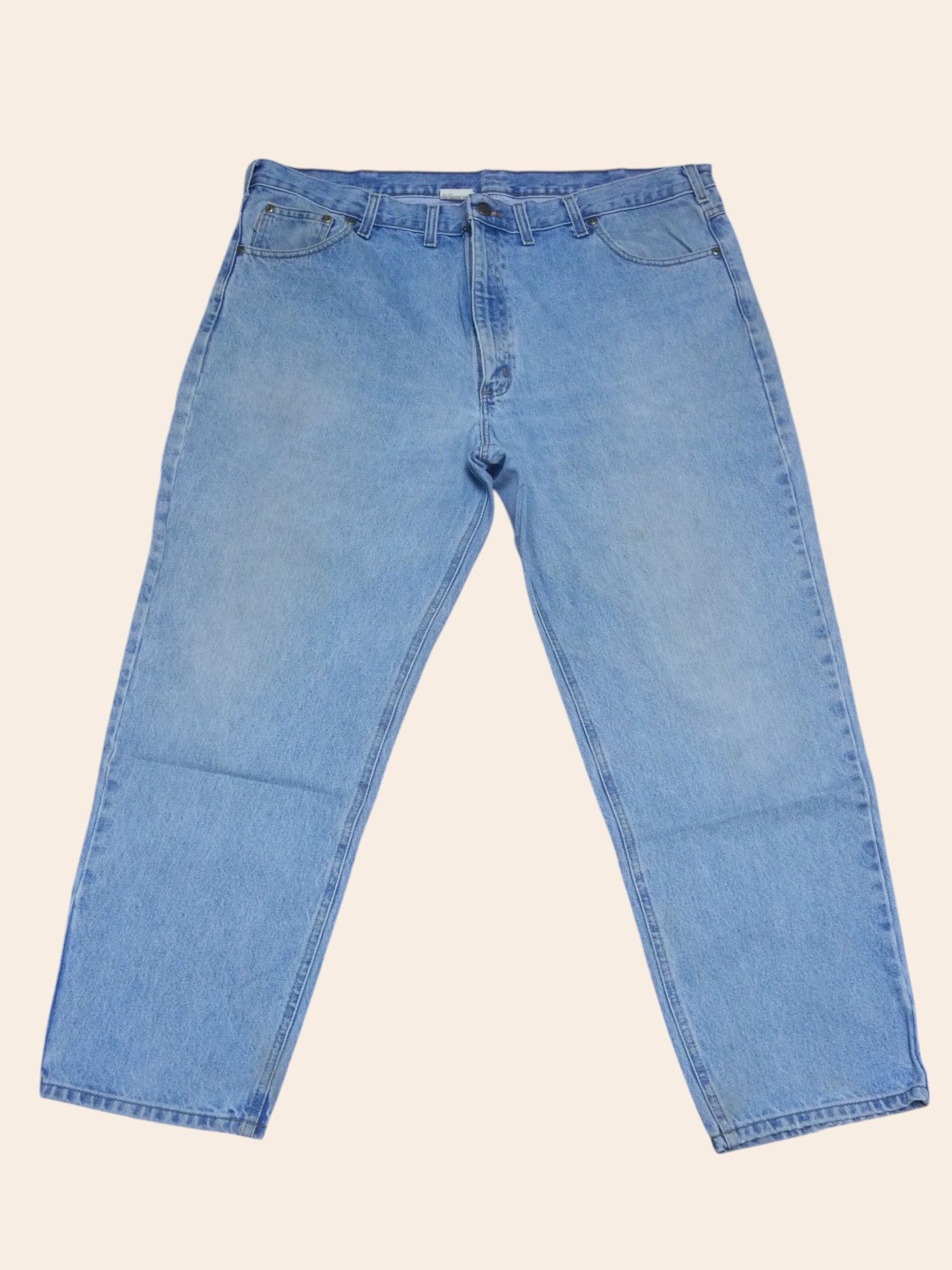 Carhartt Carhartt Faded Light Blue Relaxed Fit Jeans (W44 X L30) Size US 44 / EU 60 - 1 Thumbnail