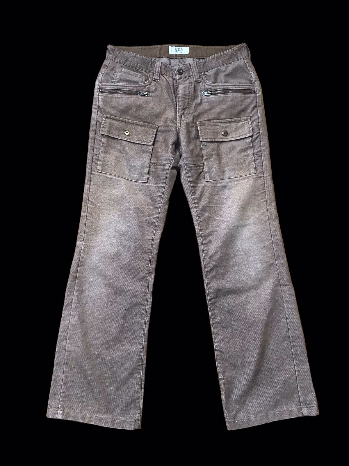 image of If Six Was Nine x Kmrii Ikka Multi Zipper Cargo Corduroy Pant in Brown, Men's (Size 32)