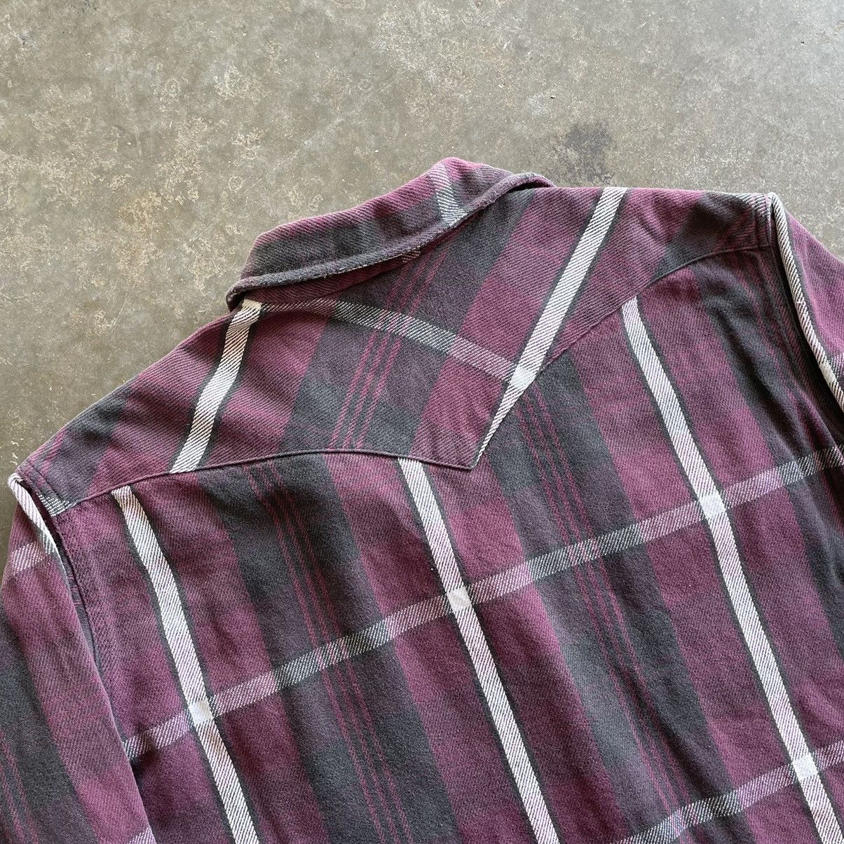 Vintage × Wrangler Vintage 90s Wrangler Plaid Button Up Shirt Grunge Skater Size US XL / EU 56 / 4 - 6 Thumbnail