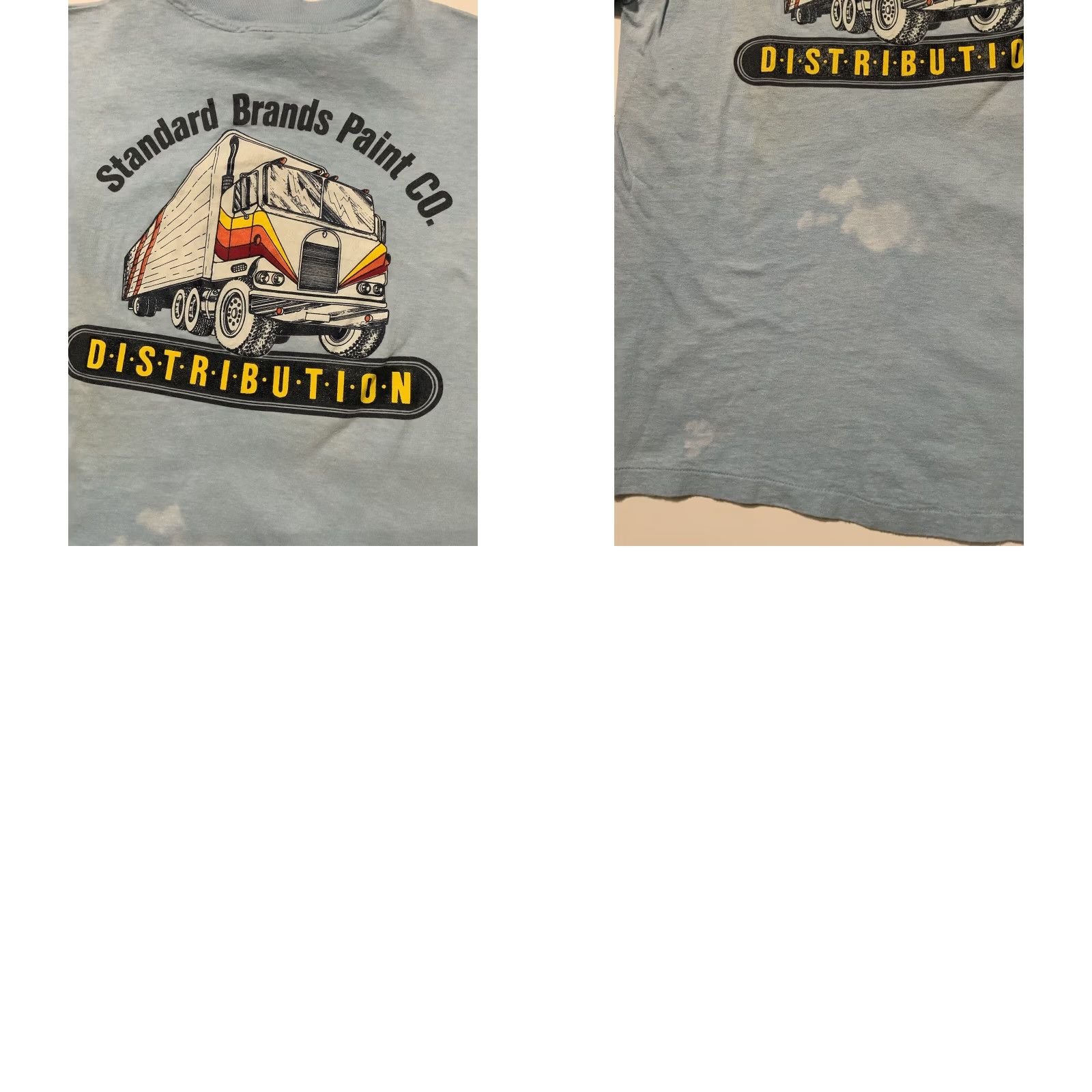 Hanes VINTAGE Hanes Beefy T Standard Paint Brands Distribution Single Stitch T-Shirt M Mens Shirts Size US M / EU 48-50 / 2 - 8 Thumbnail