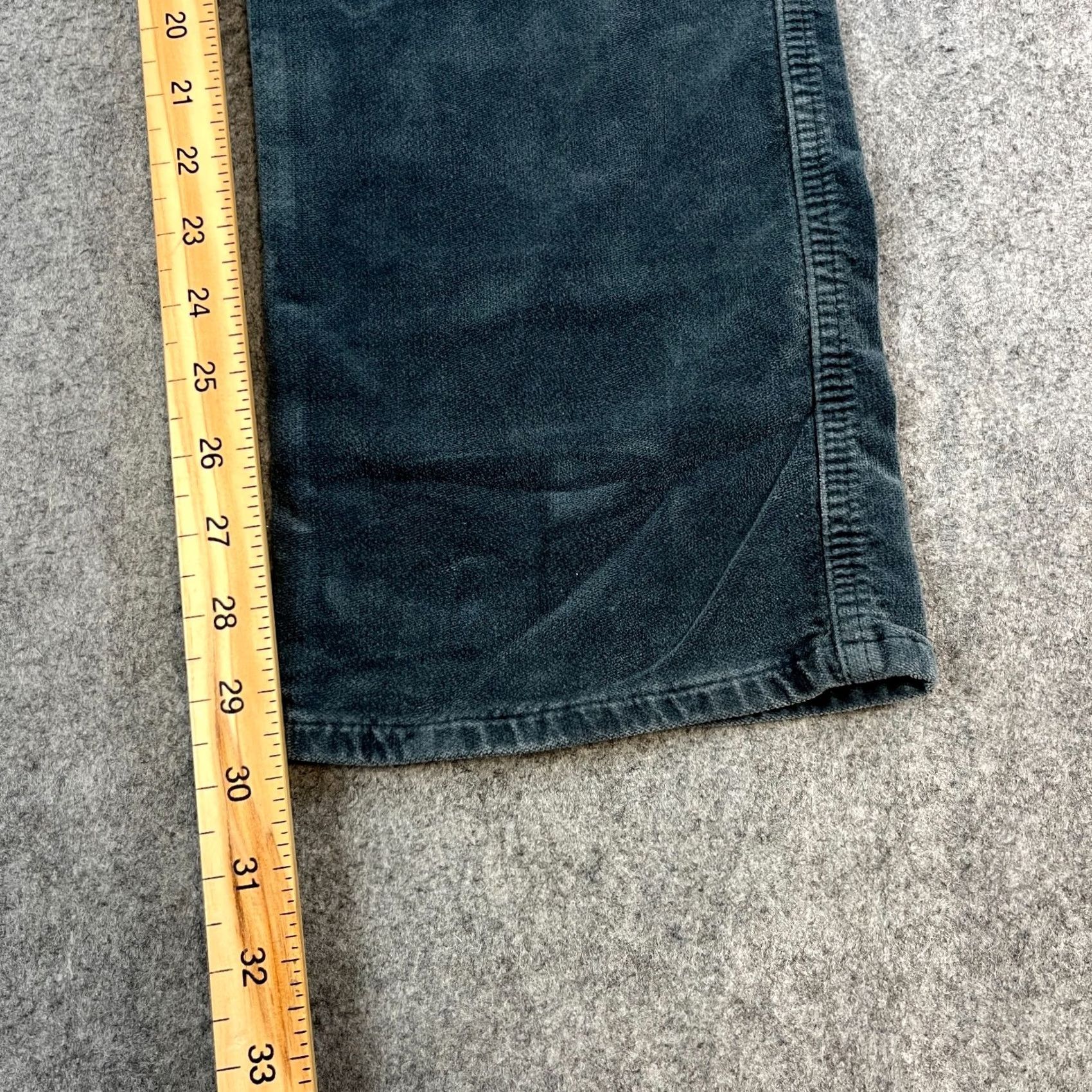 Vintage Armani Jeans Jeans Moleskin Velour Straight 31 30 UK 10 Blue Vintage GA Womens Regular Stretch Pants Size 32" / US 10 / IT 46 - 4 Thumbnail