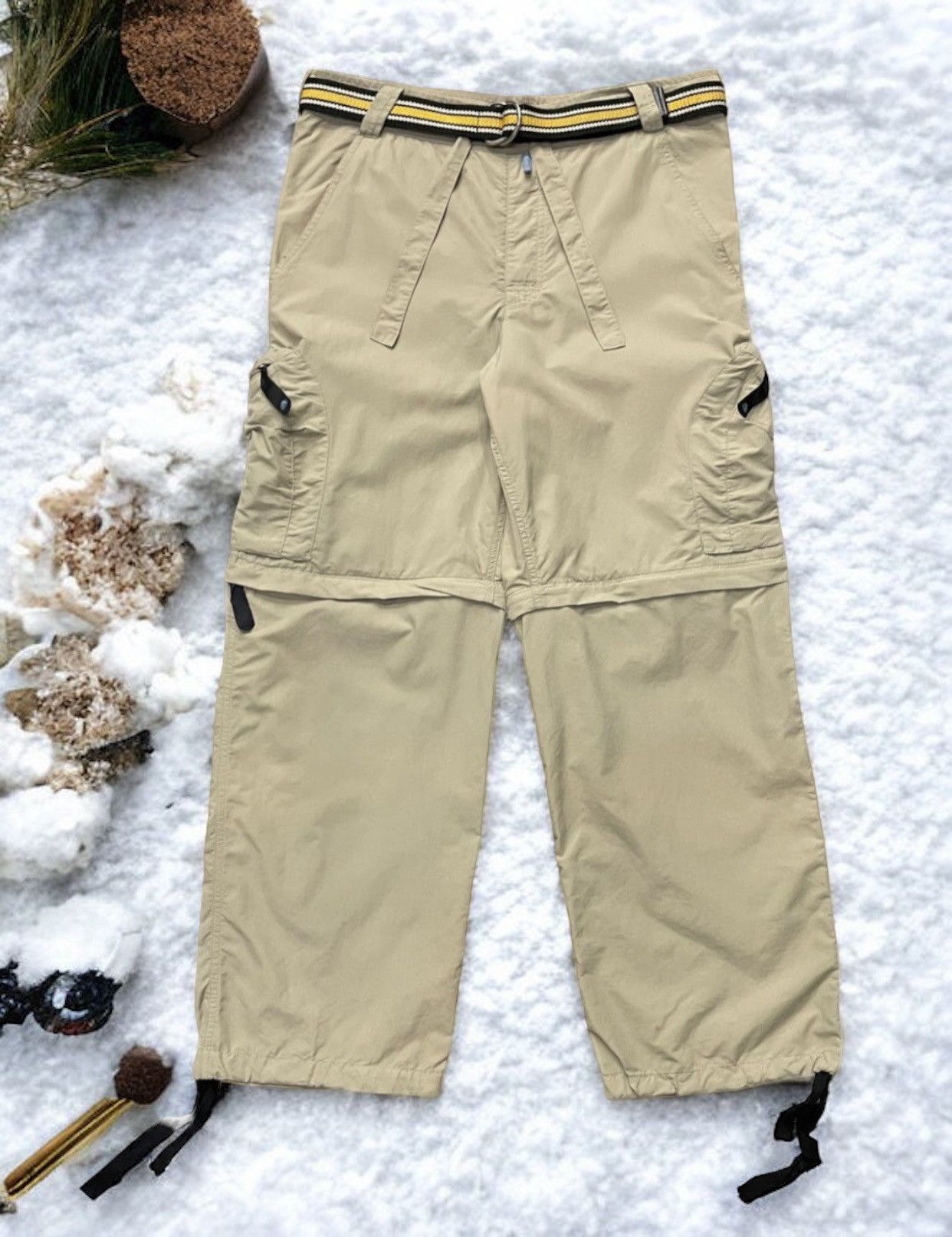 Vintage Nike ACG Convertible Technical Cargo Pants With Belt