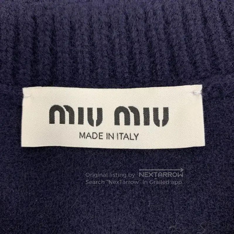 Miu Miu Miu Miu Navy Wool Women's Dress in XS Size . Size XS / US 0-2 / IT 36-38 - 6 Thumbnail