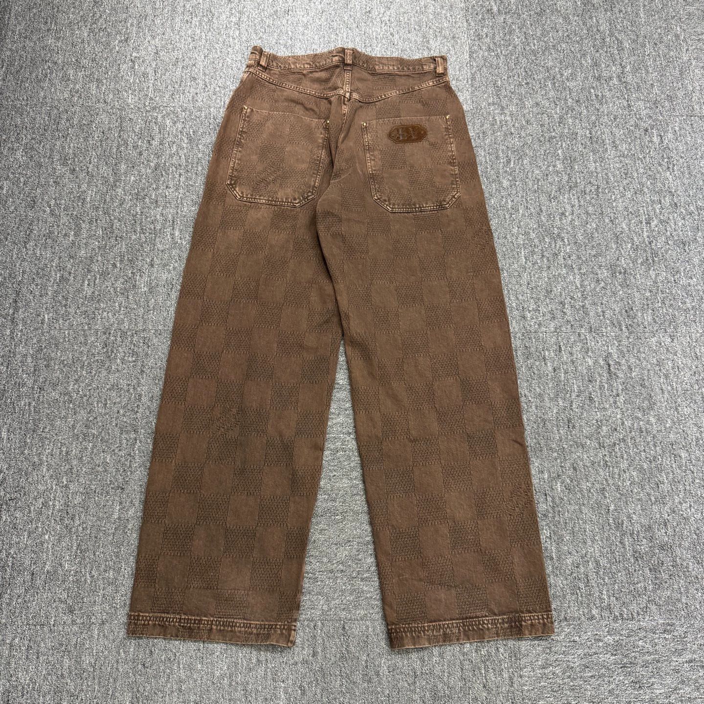 Louis Vuitton Louis Vuitton x Timberland Checkerboard Jeans 31 Size US 31 - 5 Thumbnail