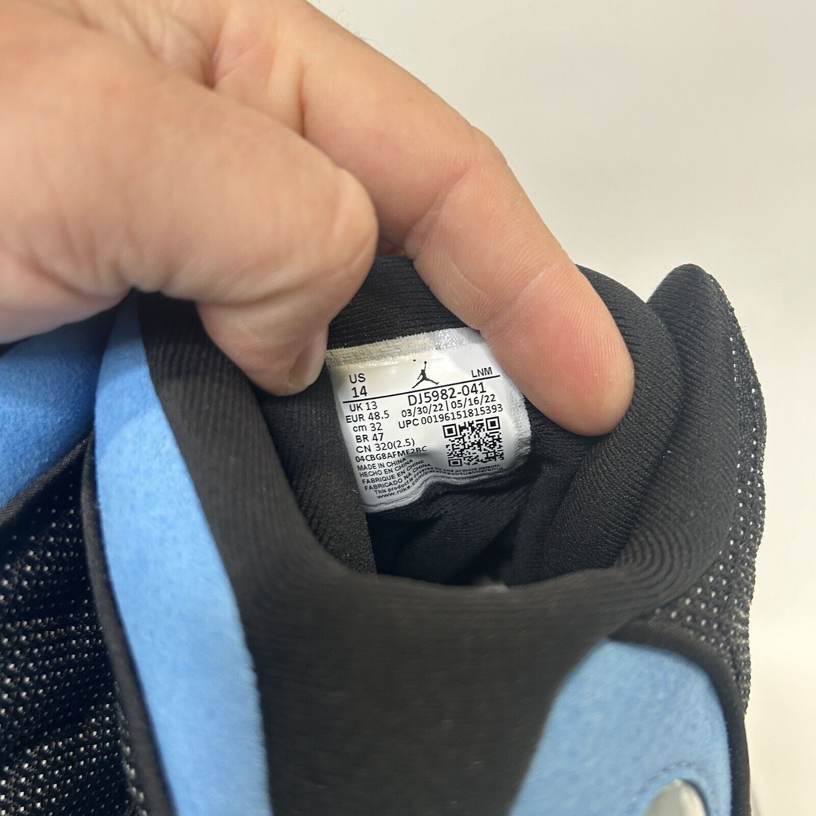 Nike Nike Air Jordan 13 Retro OG “Black University Blue/UNC” 2024 Size US 14 / EU 47 - 5 Thumbnail