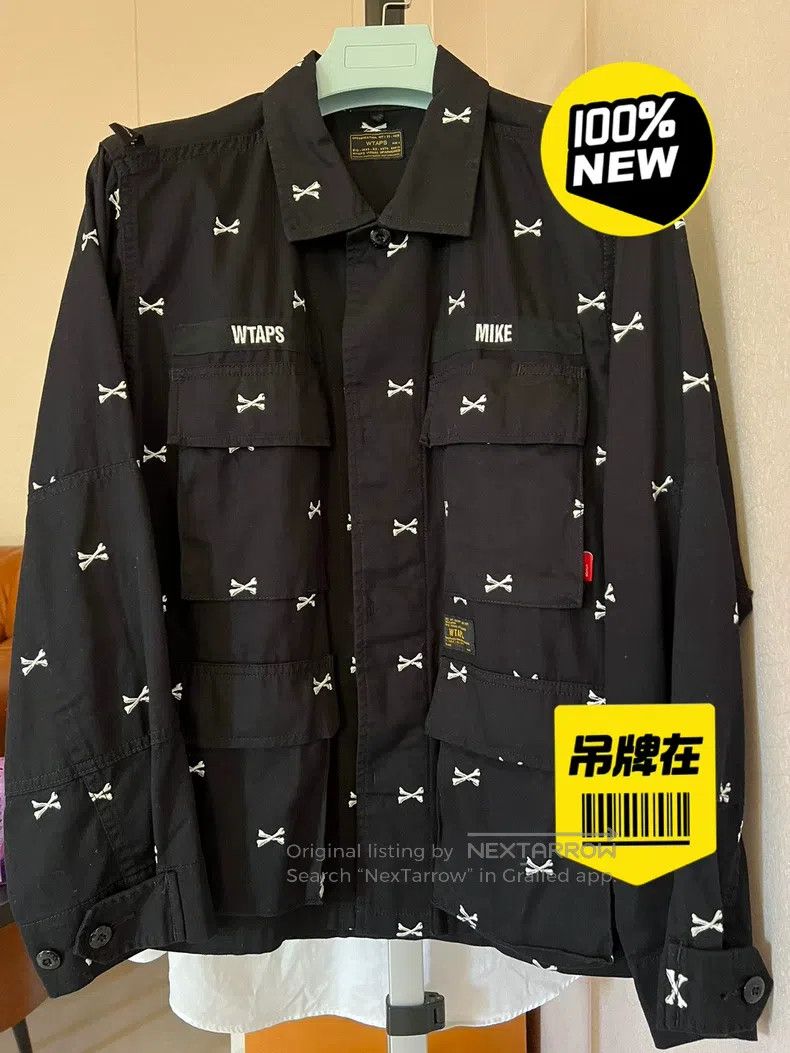 Wtaps Wtaps Collaboration Embroidered Bone Four-Pocket Jacket Size US M / EU 48-50 / 2 - 1 Thumbnail