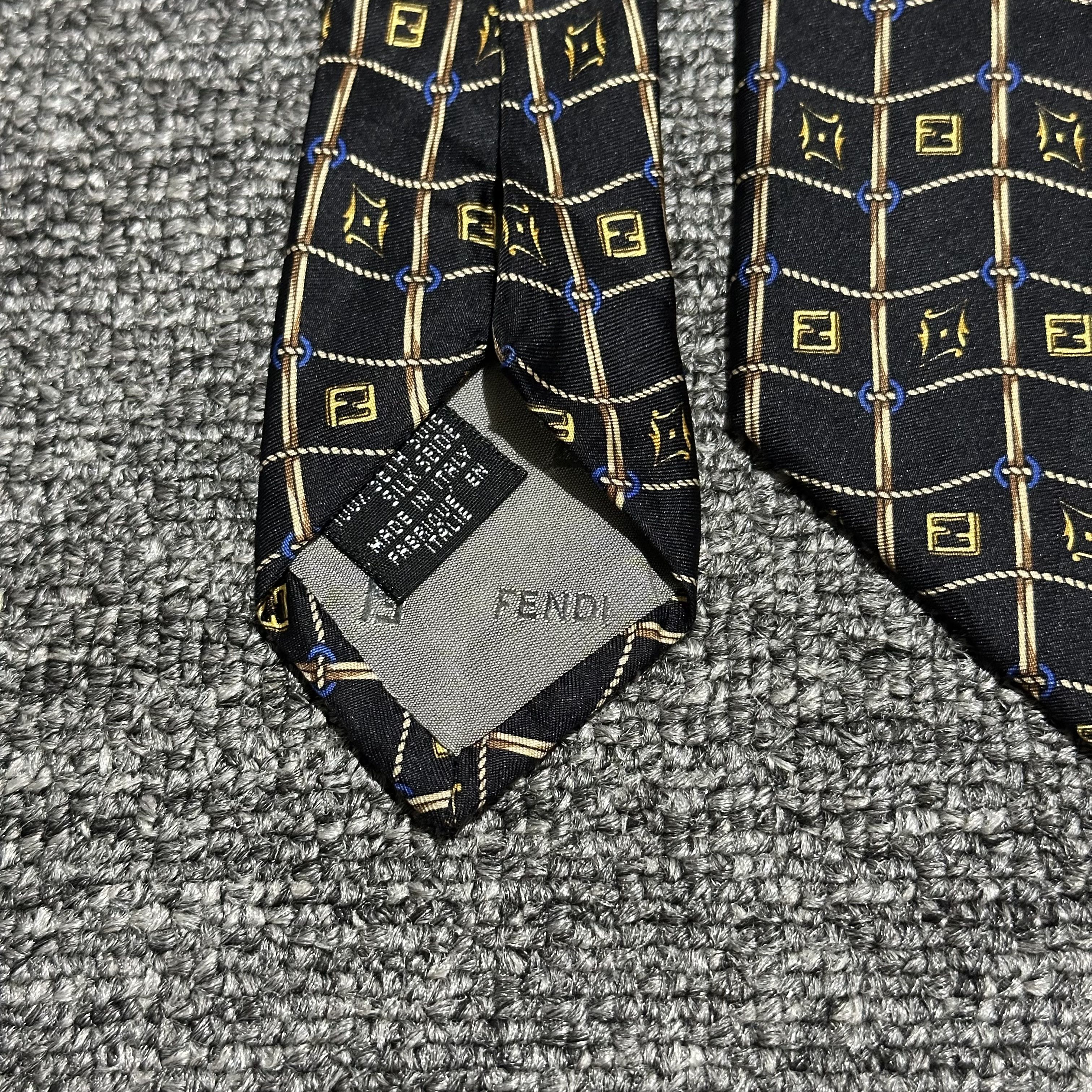 Fendi Fendi Silk Tie Size ONE SIZE - 7 Thumbnail