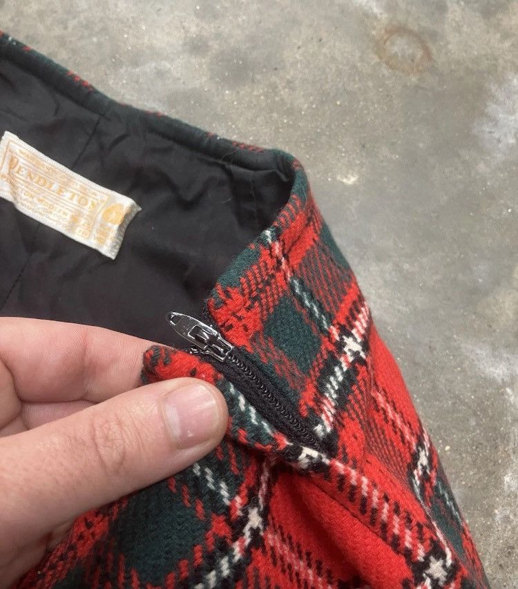 Japanese Brand × Pendleton × Vintage 70’s Pendleton Side Zip Tartan Wool Pants Trousers Size 30" / US 8 / IT 44 - 2 Thumbnail