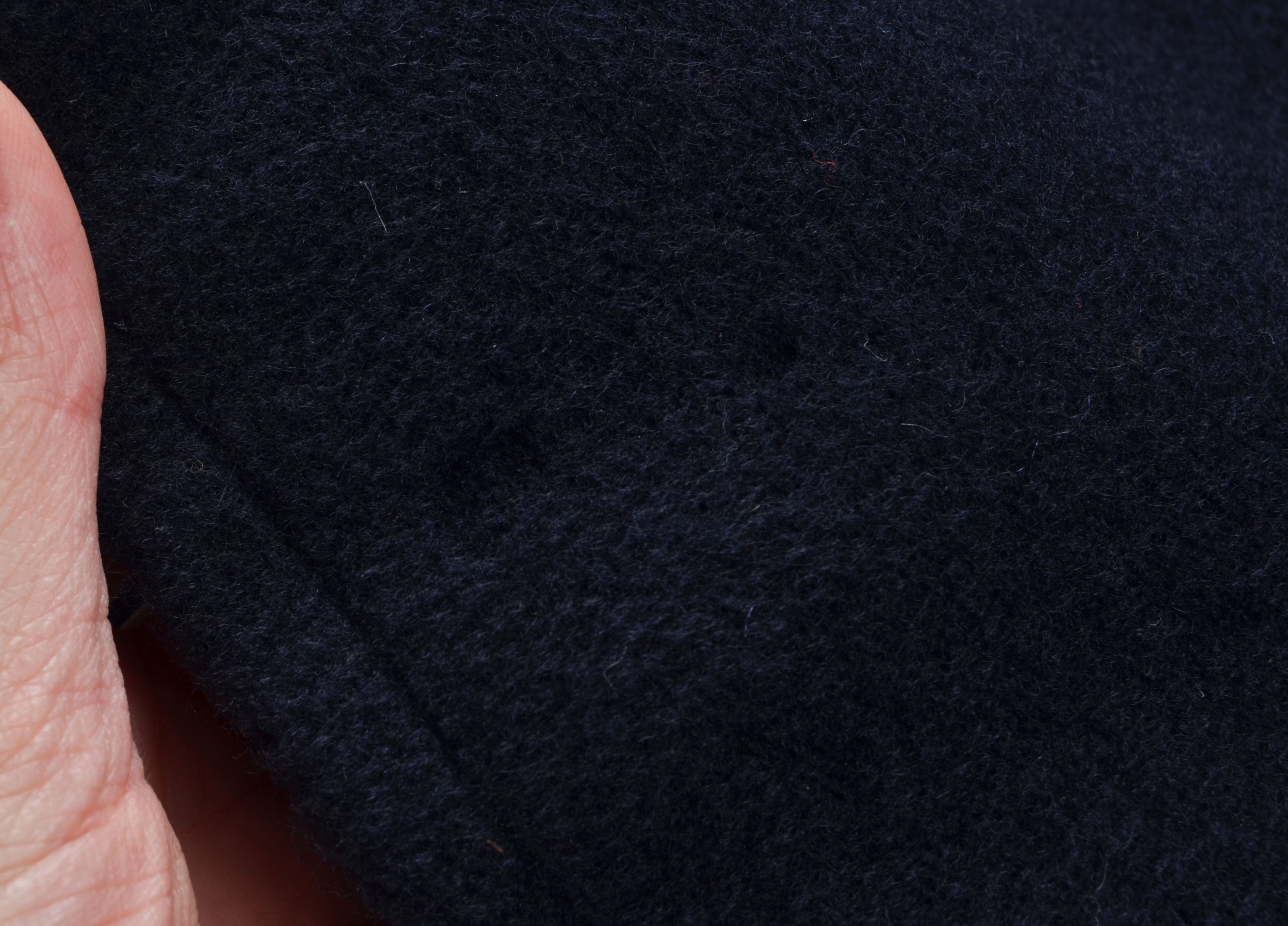 Max Mara Vintage Max Mara 80's Navy Oversized Wool Hooded Coat Size L / US 10 / IT 46 - 15 Thumbnail
