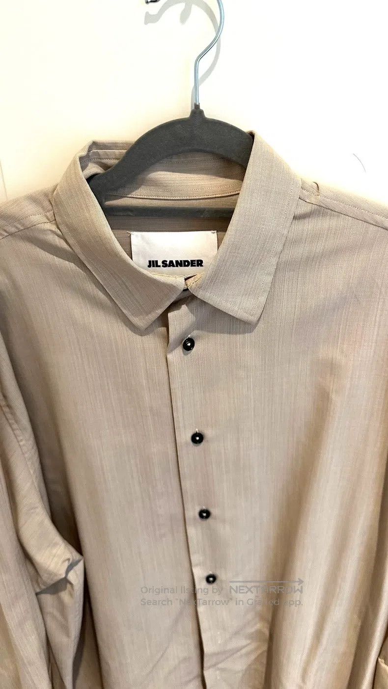 Jil Sander Jil Sander size 44 Men's Solid Shirt Size US XS / EU 42 / 0 - 1 Thumbnail