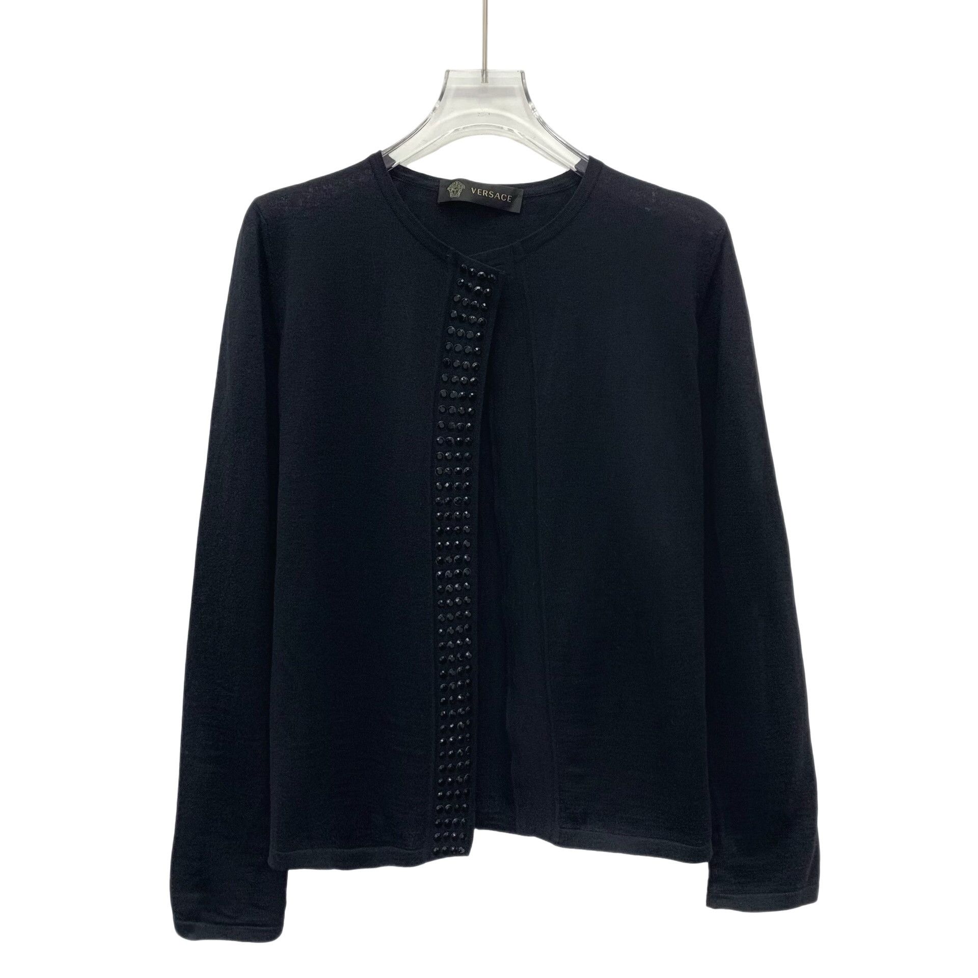 Versace Versace Studded Wool Silk Cardigan 44 Size US S / EU 44-46 / 1 - 1 Thumbnail
