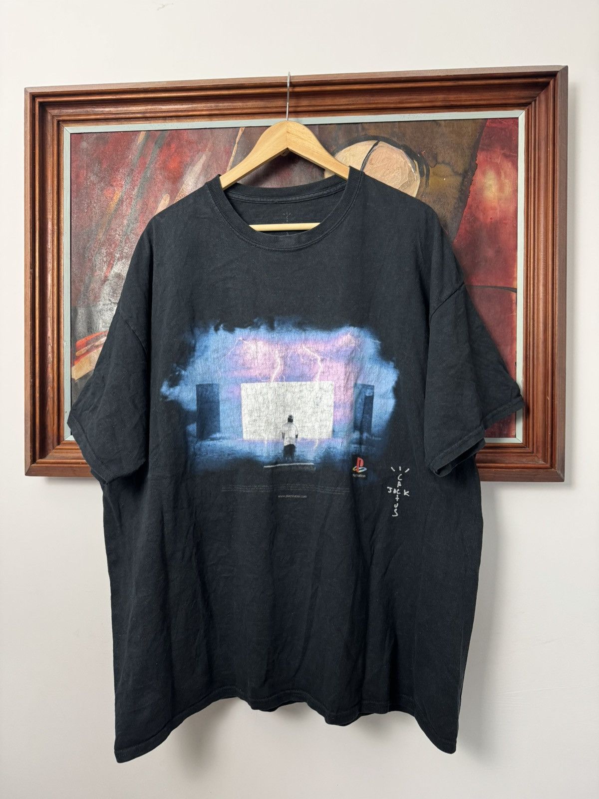 Cactus Jack PlayStation Travis Scott Tee Streetwear Rap