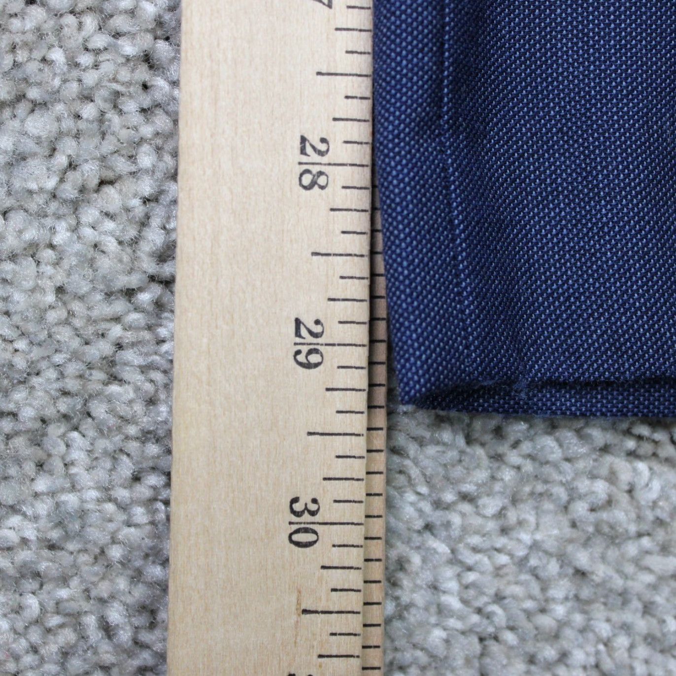 Ralph Lauren LAUREN Ralph Lauren Pants Mens 36x30 Flat Front Wool/Poly Blue Stretch Dress Pants Regular Straight/Classic 90s Theme Mens Size US 36 / EU 52 - 4 Thumbnail