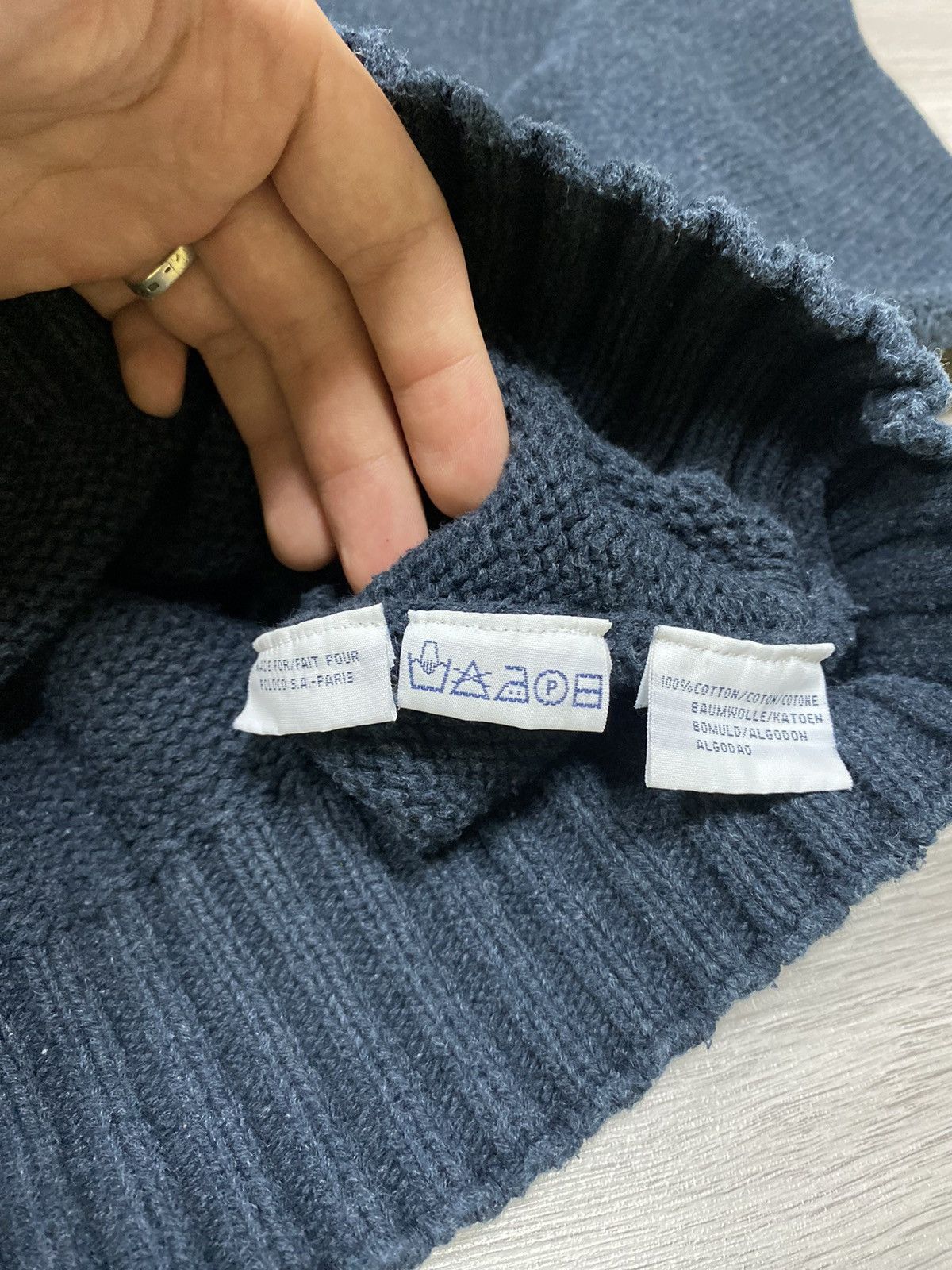 Polo Ralph Lauren Polo Ralph Lauren faded vintage knitted sweater Size US M / EU 48-50 / 2 - 7 Thumbnail