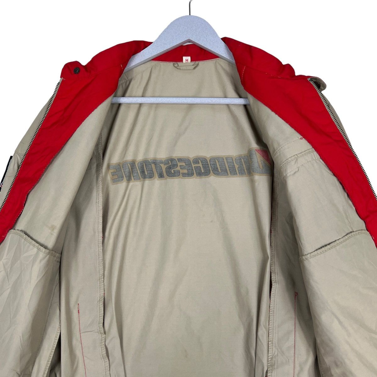 Japanese Brand 🔥 VINTAGE BRIDGESTONE STAFF RACING JACKET Size US M / EU 48-50 / 2 - 13 Thumbnail