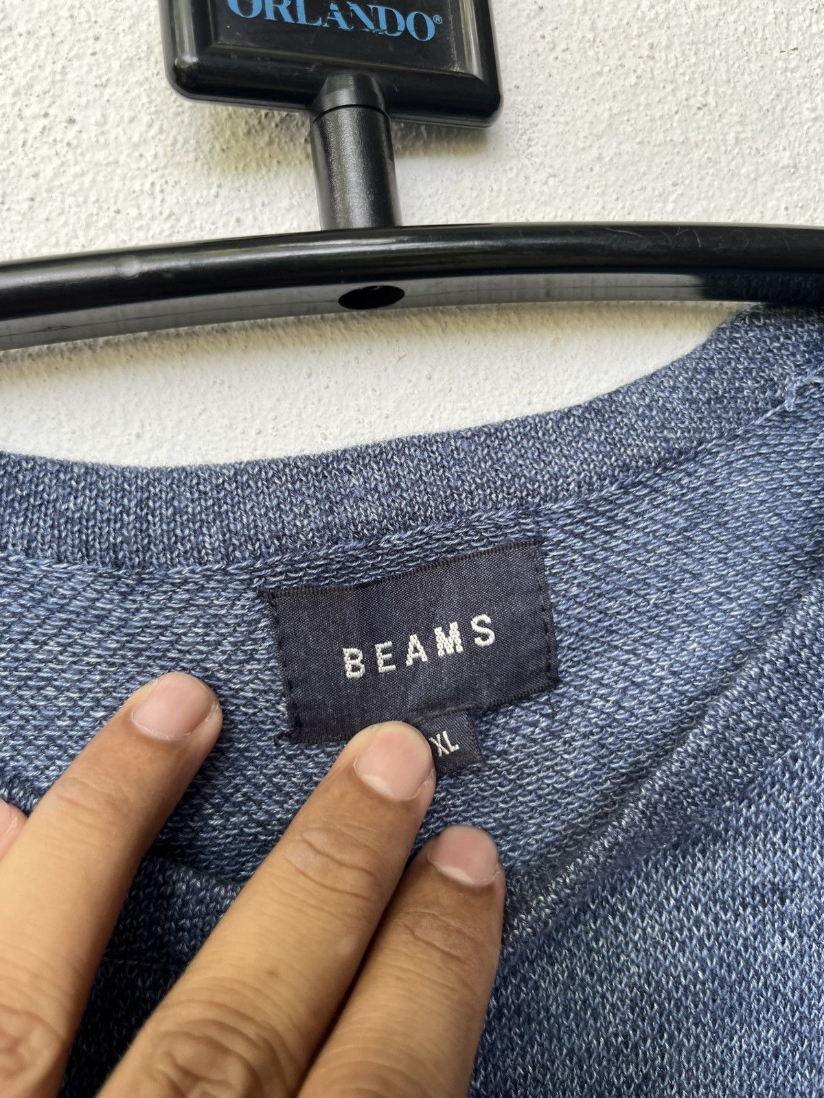 45rpm 🔥BEAMS XL BLUE BLANK MINIMALIST T SHIRTS Size US XL / EU 56 / 4 - 4 Thumbnail
