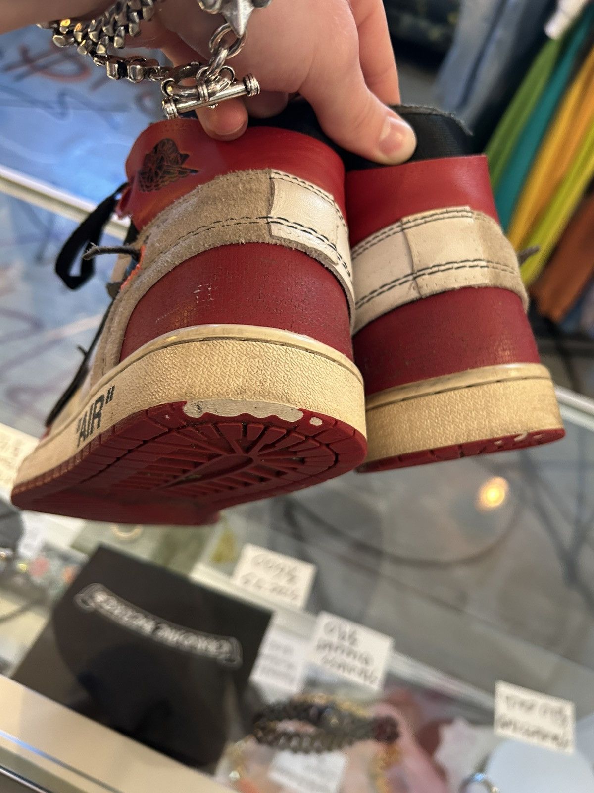 Nike × Off-White Off white Chicago jordan 1 Size US 9.5 / EU 42-43 - 7 Thumbnail