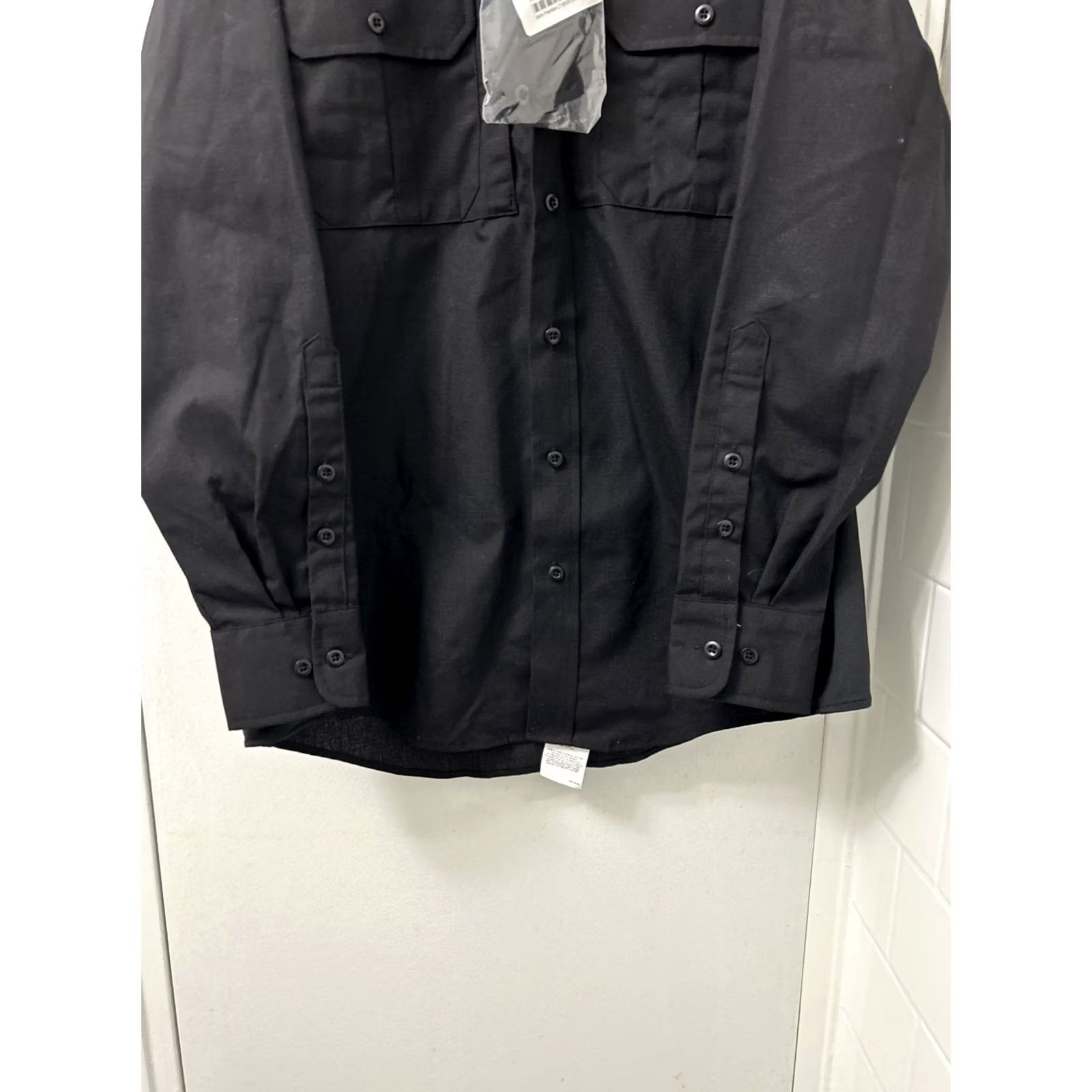 Vintage Vertx Shirt Mens M Black Tactical Button-Up Long Sleeve Pockets Canvas Polyester Breathing Stretch Casual Outdoor Regular Collar-Down Size US M / EU 48-50 / 2 - 3 Thumbnail