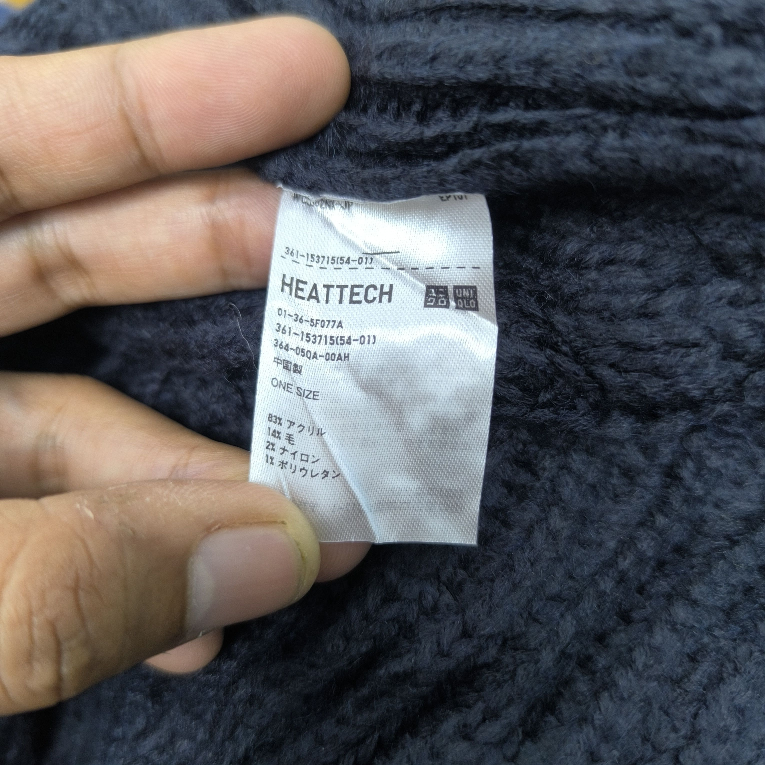Japanese Brand 💥 Japanese brand uniqlo heattech beanie hat Size ONE SIZE - 3 Thumbnail
