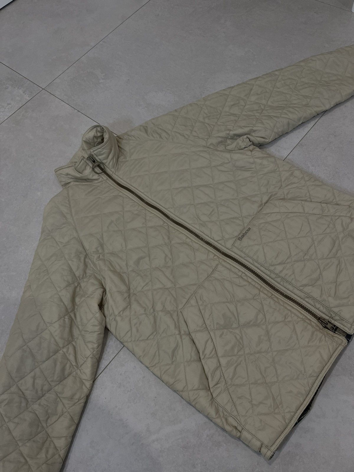Barbour Barbour Flyweight Quilt Jacket Beige Full Zip High Neck Size US M / EU 48-50 / 2 - 7 Thumbnail
