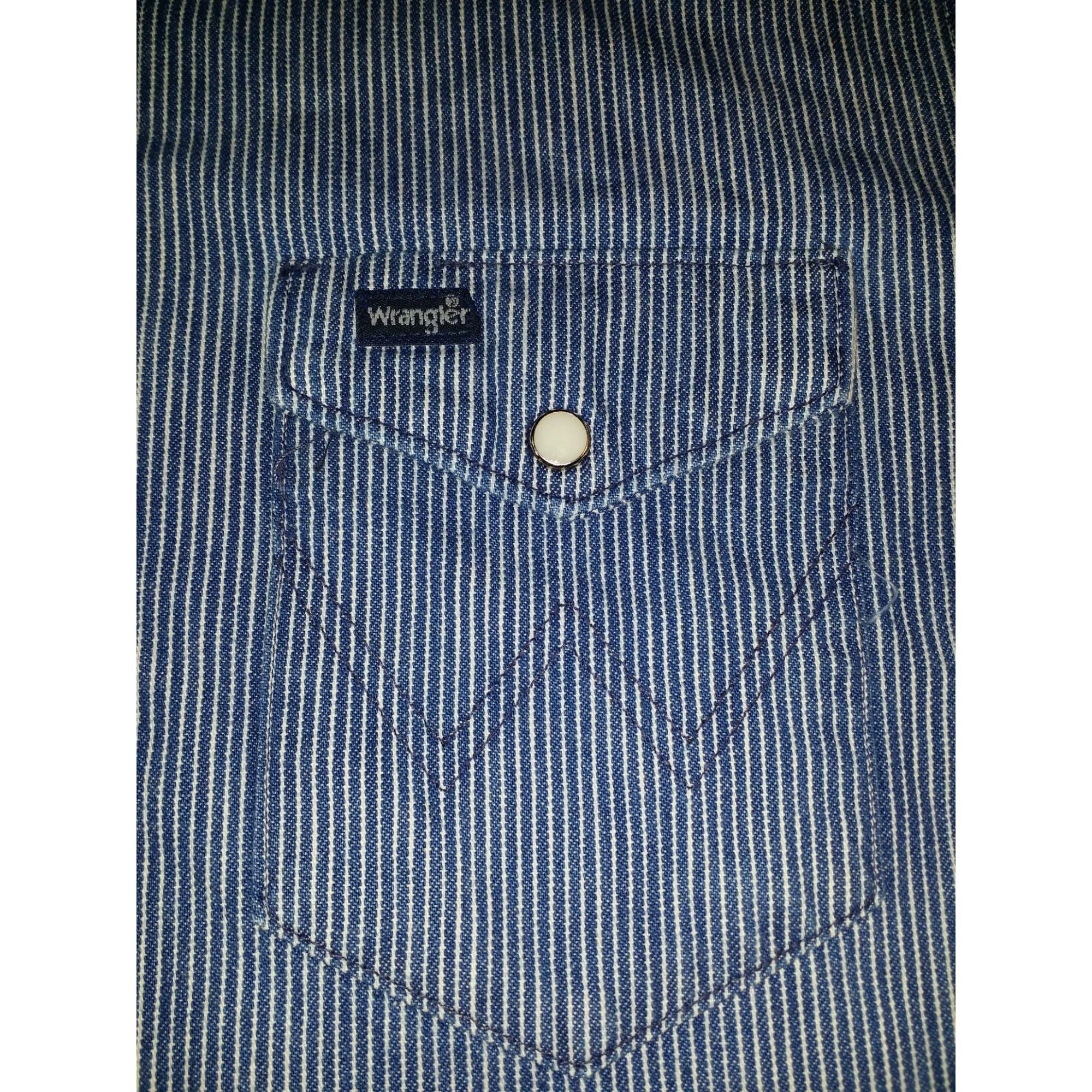 Wrangler Wrangler X-Long Tails Pearl Snap Button Up Shirt Men Sz XL D Size US XL / EU 56 / 4 - 5 Thumbnail