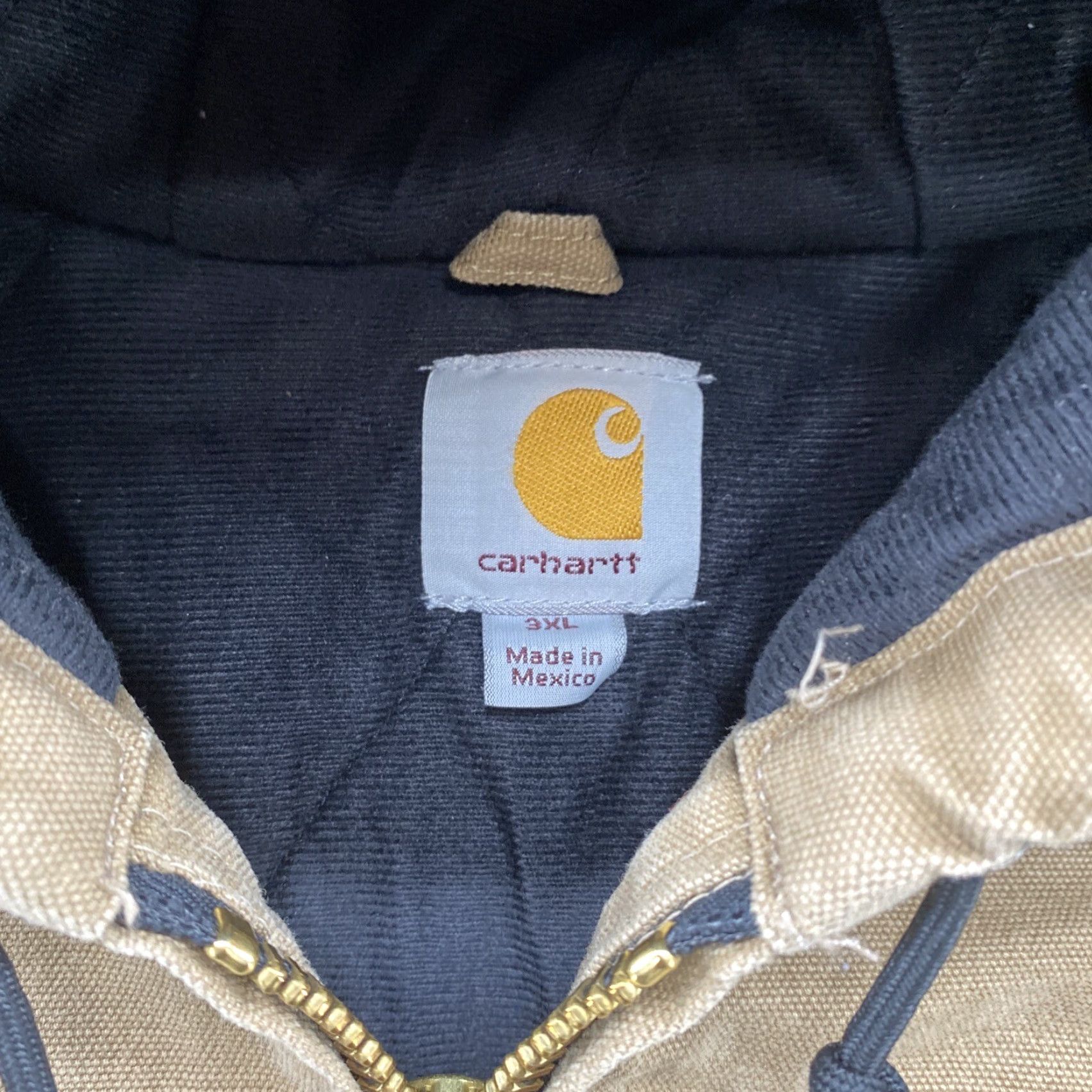 Carhartt VINTAGE Carhartt Jacket 3XL Brown Hooded Canvas 3M Thinsulate FRB Dekalb Seed J130-M Mens Size US XXL / EU 58 / 5 - 5 Thumbnail