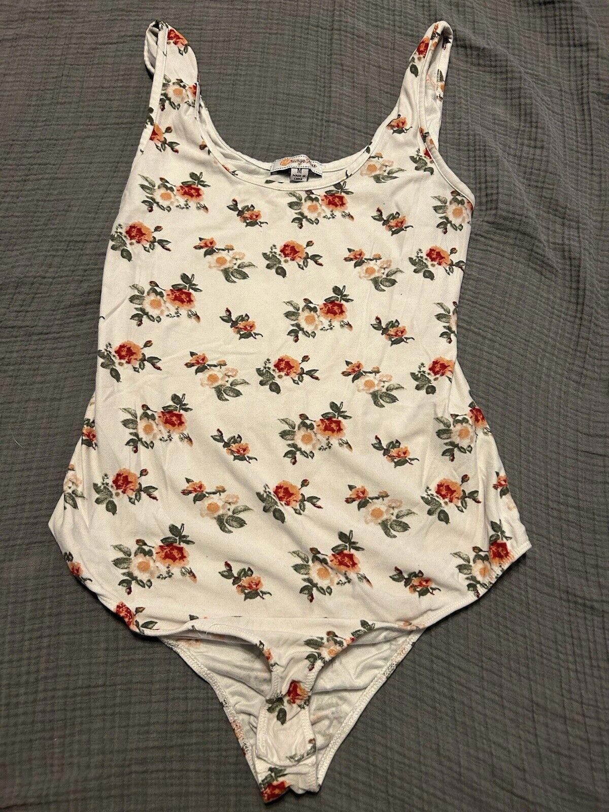 Designer Orange Kiss Body Suit Size M Size M / US 6-8 / IT 42-44 - 1 Thumbnail