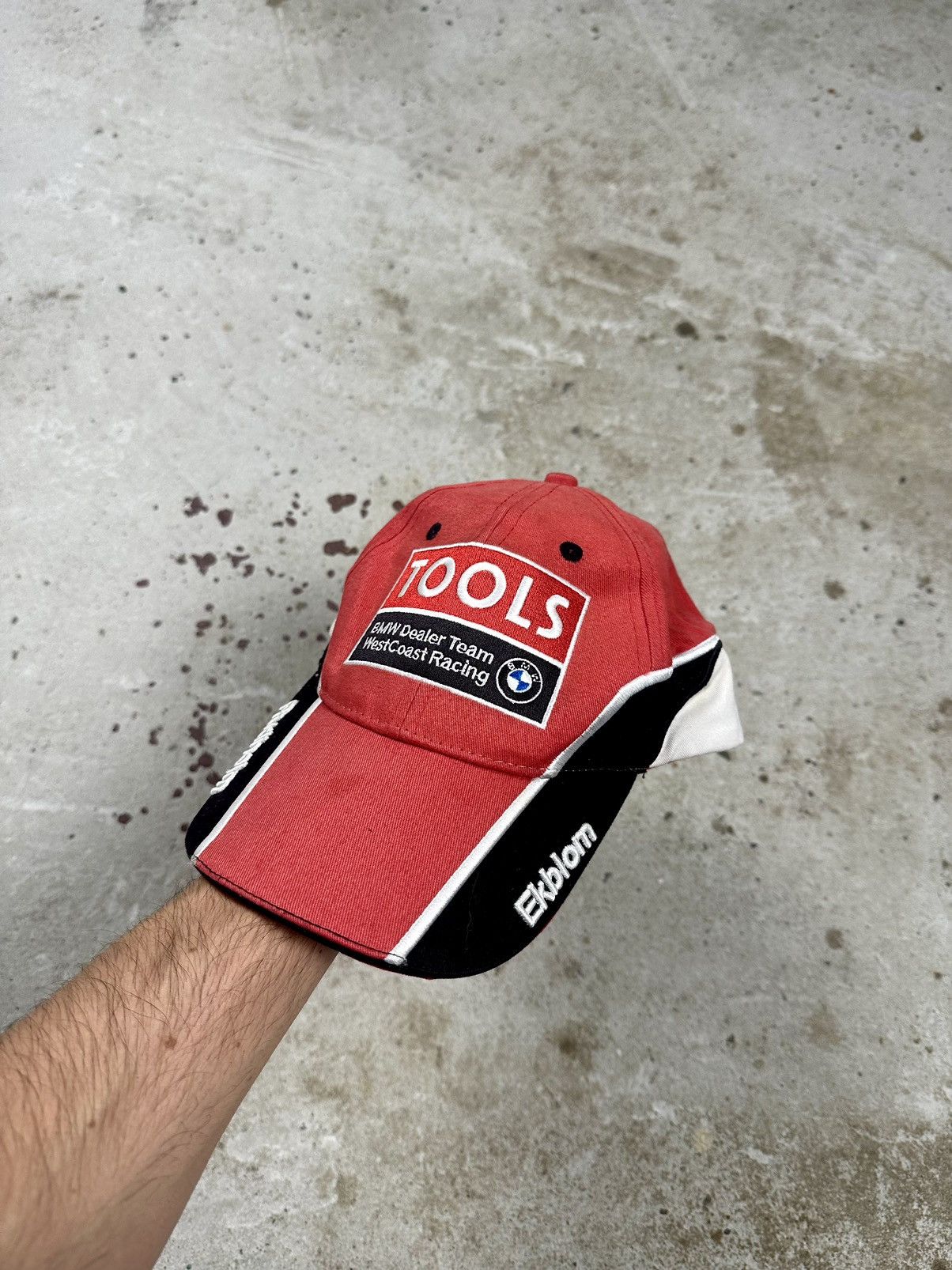 BMW Vintage Y2M BMW West Coast Racing Red Hat Cap Size ONE SIZE - 1 Thumbnail