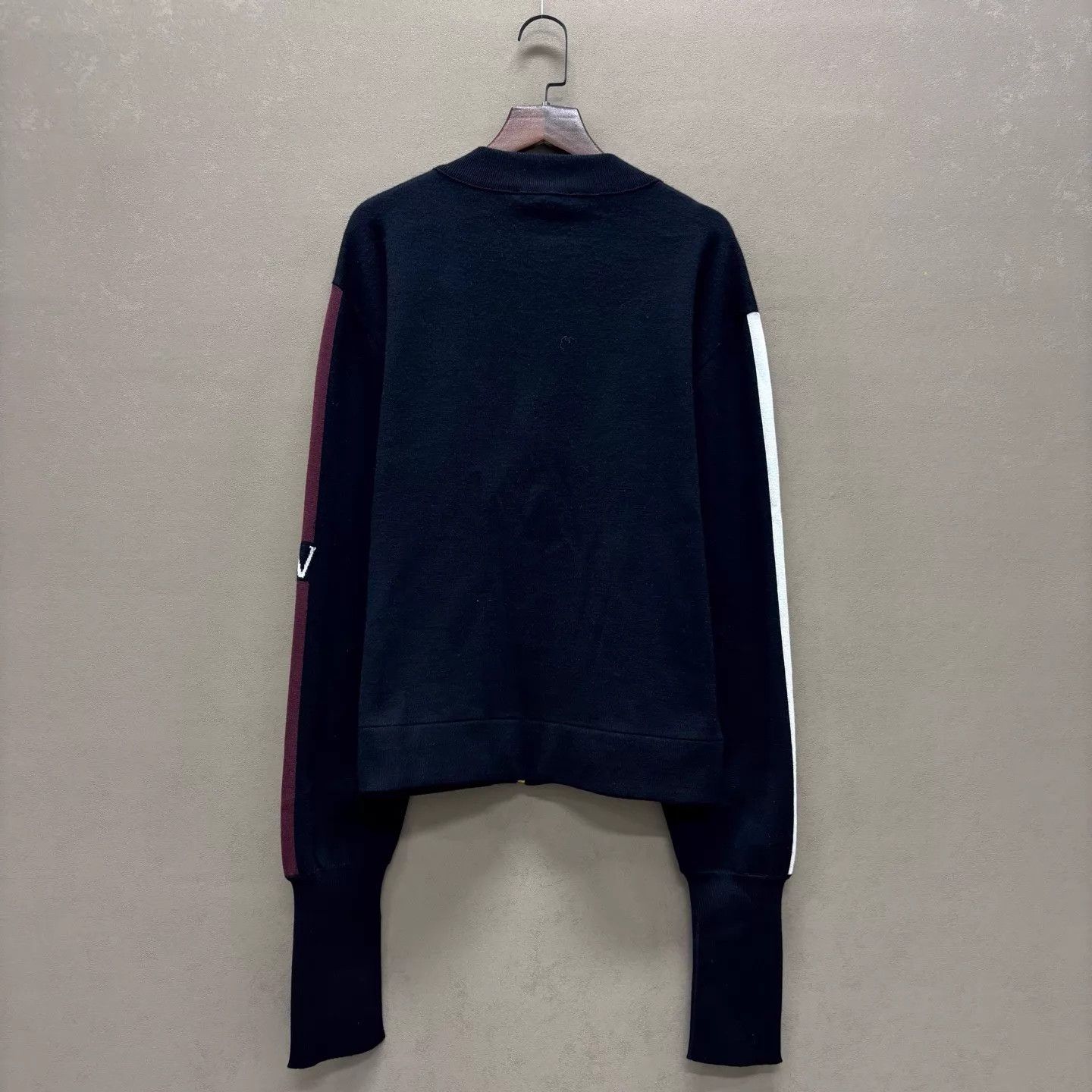 Louis Vuitton LV Cashmere Arm Stripe Monogram Knit Zip Jacket S Size US S / EU 44-46 / 1 - 2 Thumbnail