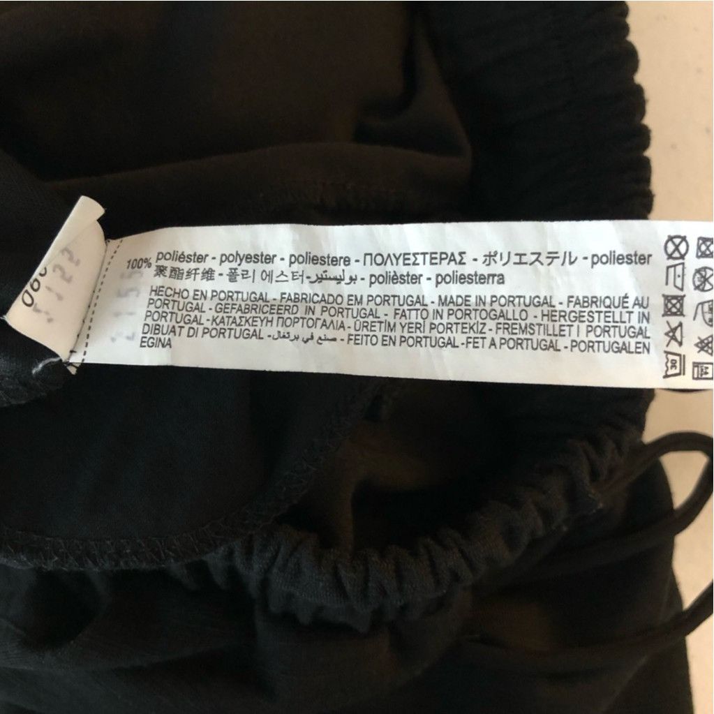 Zara Zara Basic Womens Cropped Pants Black Adjustable Drawstring Size 22" - 6 Thumbnail