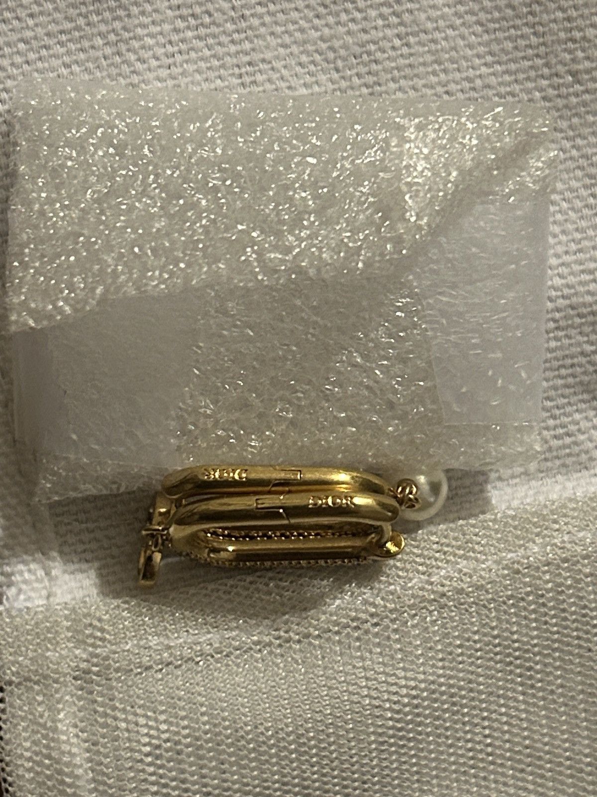 Dior Dior D-Fusion Earrings Gold Finish Metal Size ONE SIZE - 6 Thumbnail