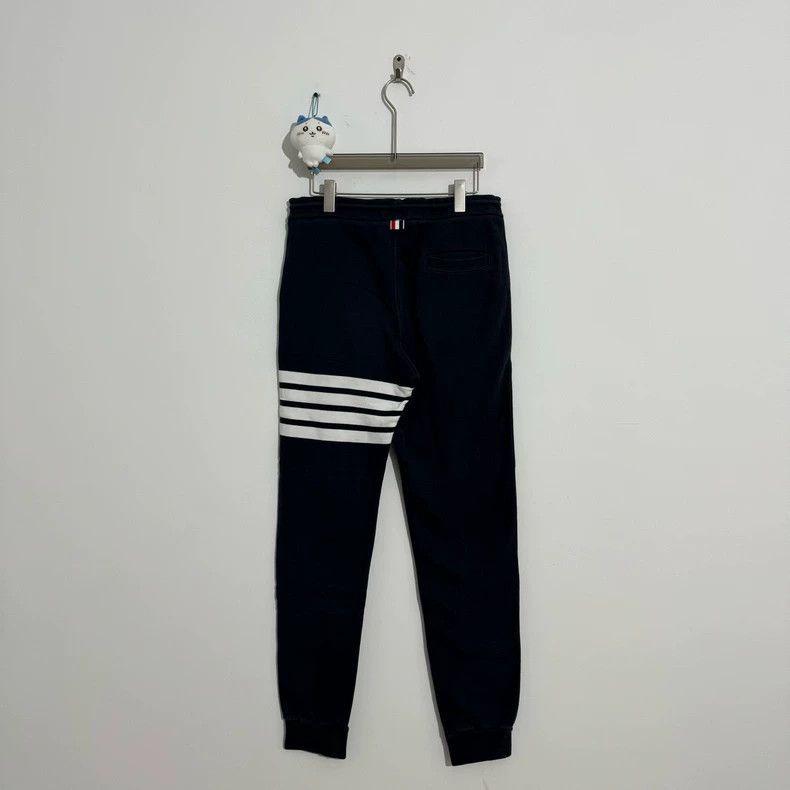 Thom Browne Thom Browne Size 2 Four-striped navy blue sweatpants 2503 Size US 29 - 3 Thumbnail