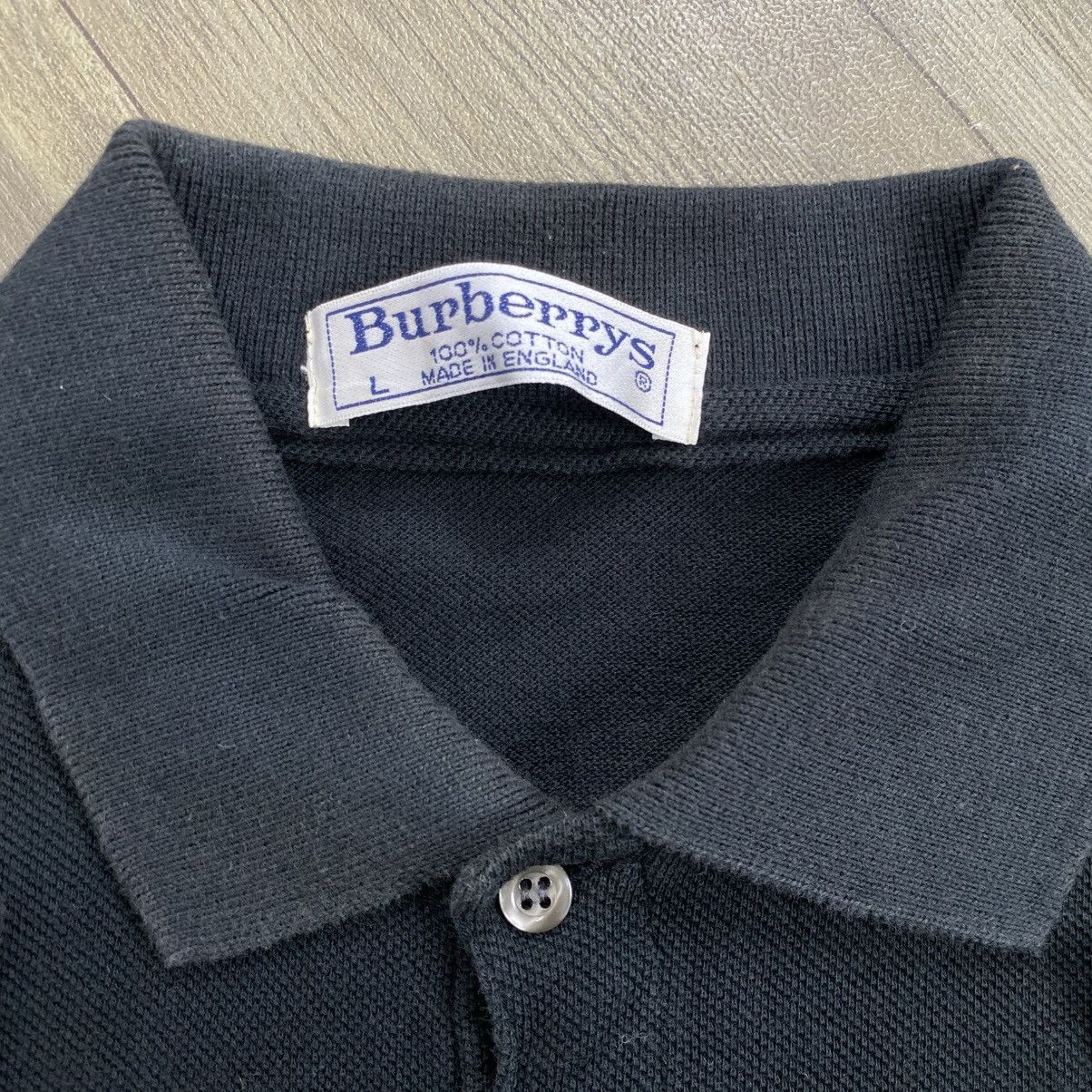 Burberry 🏴󠁧󠁢󠁥󠁮󠁧󠁿1990s Vintage Burberrys Embroidery Iconic Logo Polo Shirt Size US L / EU 52-54 / 3 - 6 Thumbnail