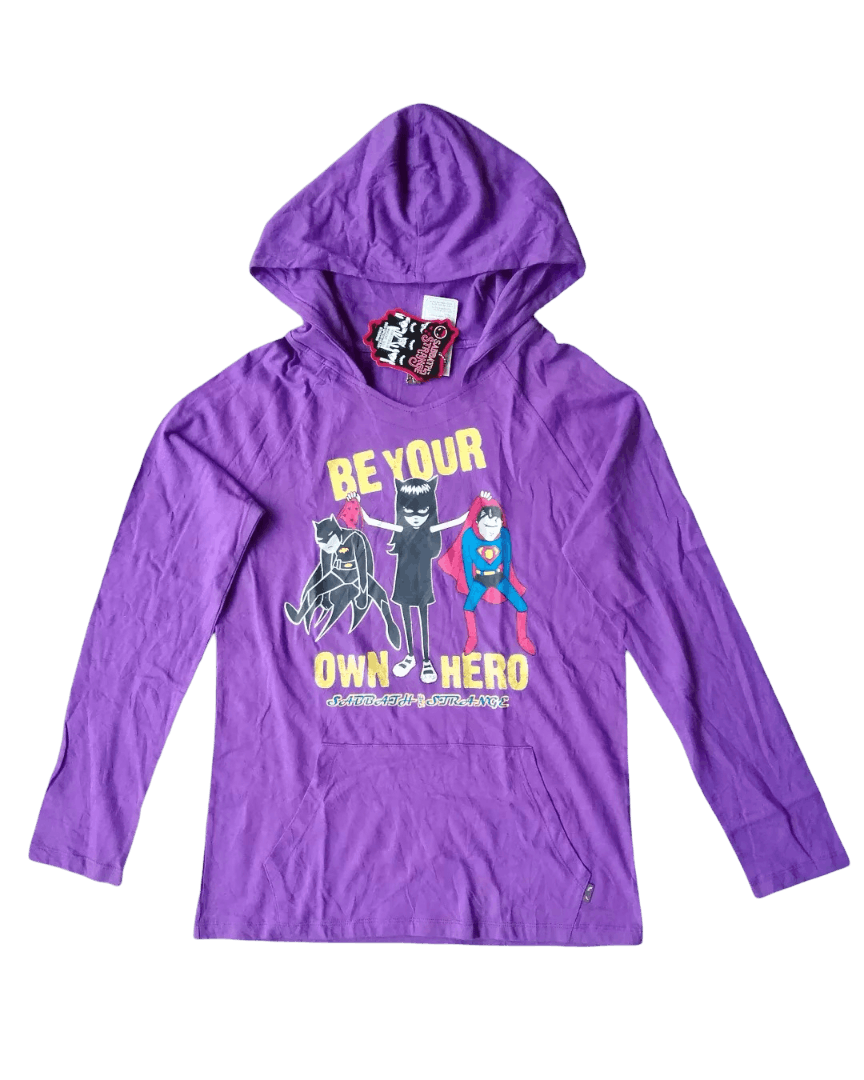 Emily The Strange Sabbath Purple Graphic Hoodie