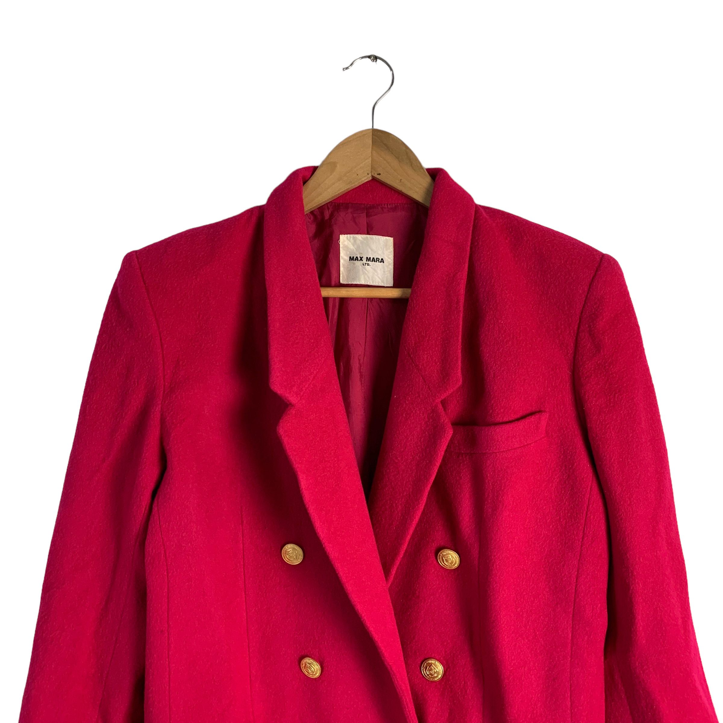 Max Mara Max Mara Double Breast Wool Jacket Size M / US 6-8 / IT 42-44 - 5 Thumbnail