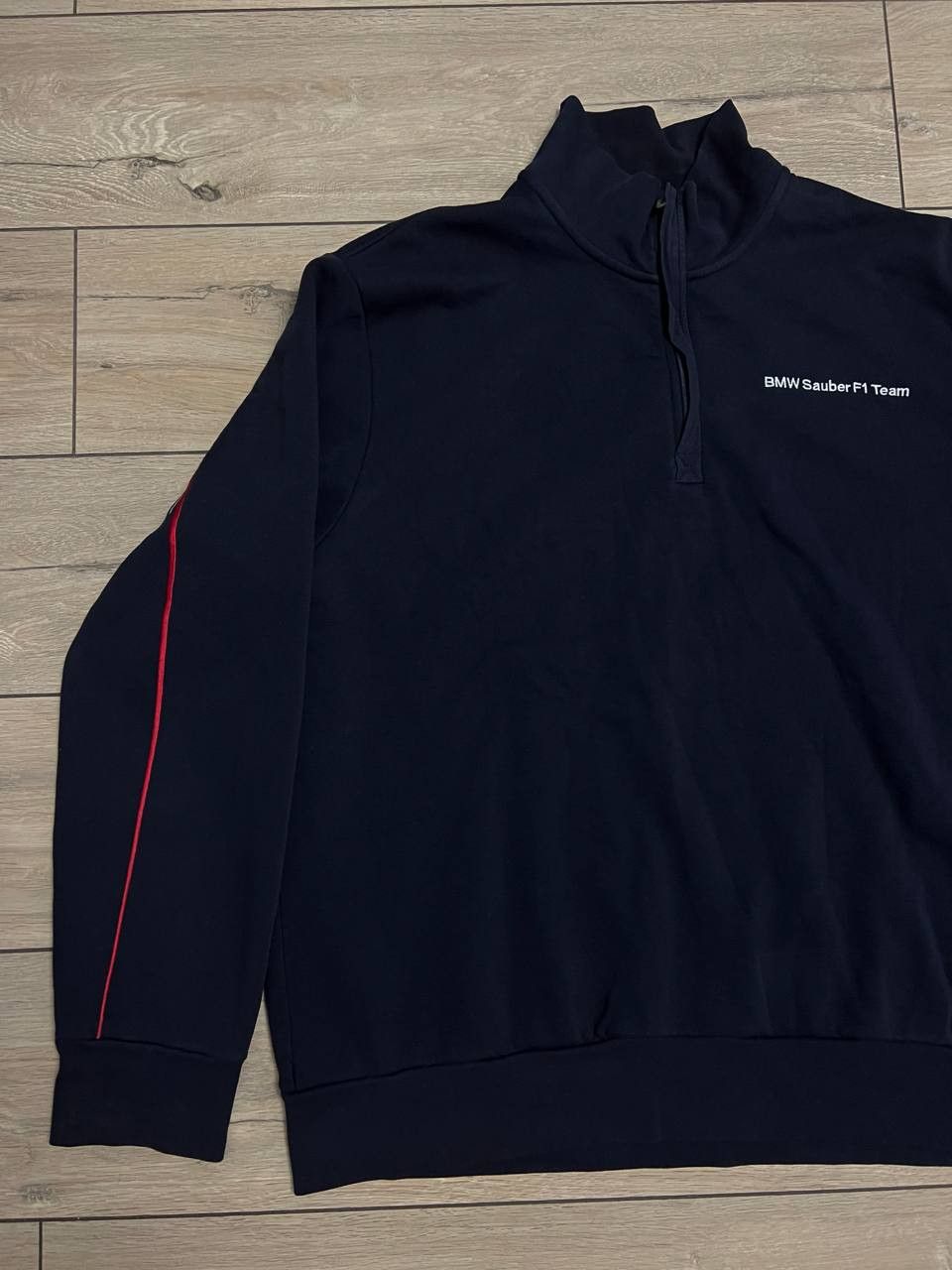 BMW × Puma Puma BMW Sauber F1 Team Sweatshirt 1/4 zip Jacket Navy Blue Size US XXL / EU 58 / 5 - 9 Thumbnail