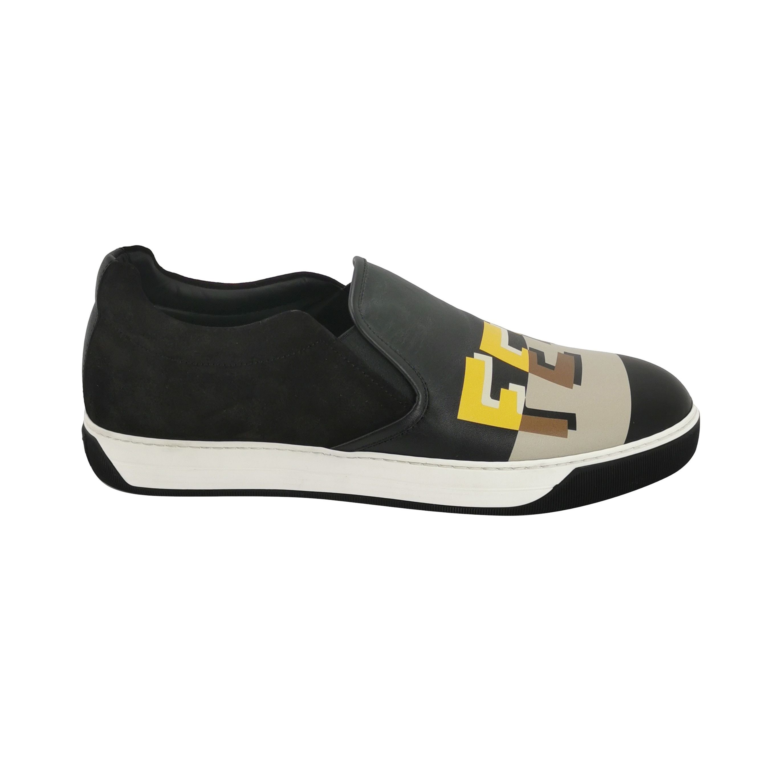 Fendi Fendi Logo Leather Slip-On Sneakers 43 Size US 10 / EU 43 - 1 Thumbnail