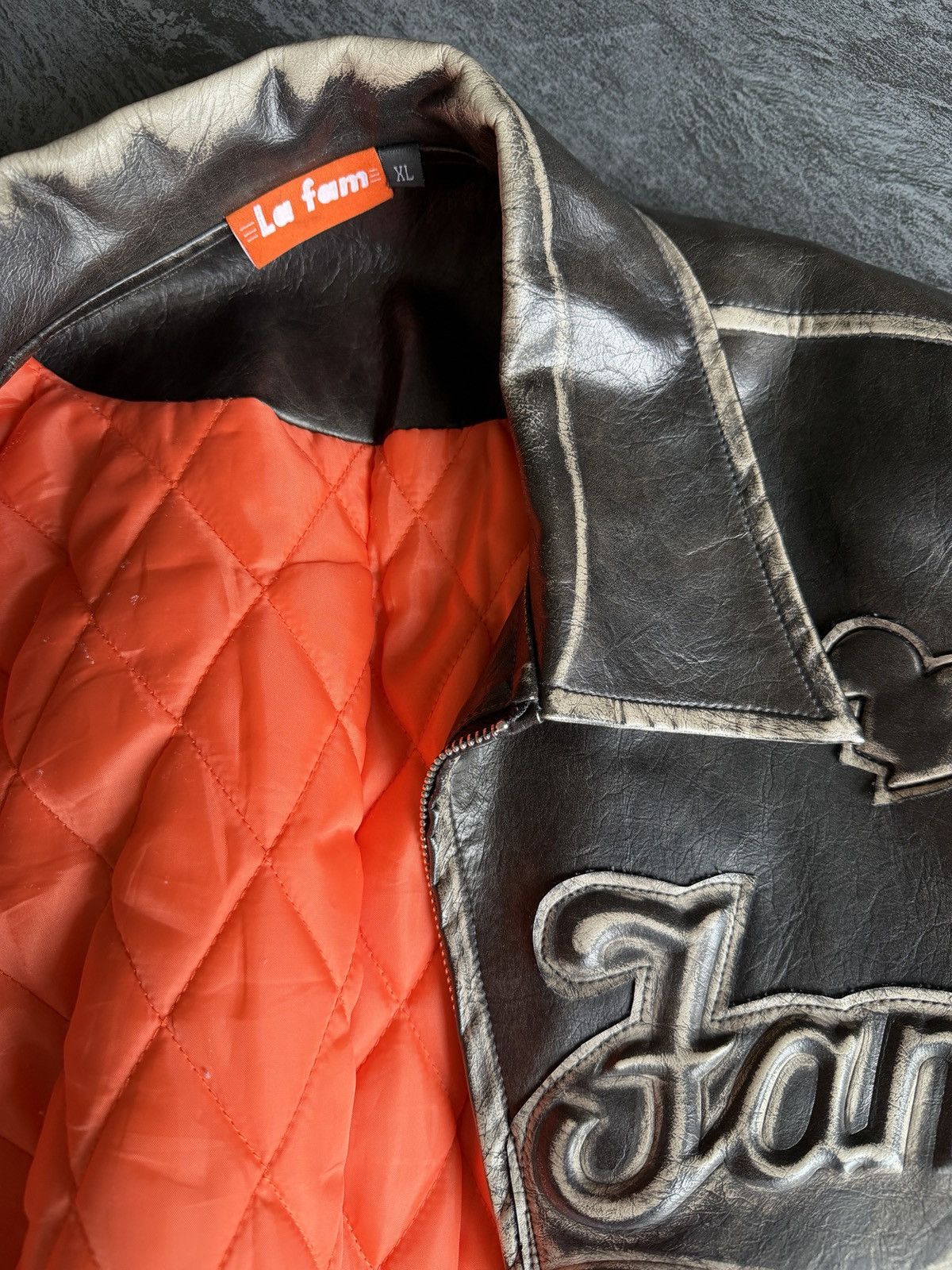 La Fam Amsterdam La Fam leatherjacket XL Size US XL / EU 56 / 4 - 6 Thumbnail