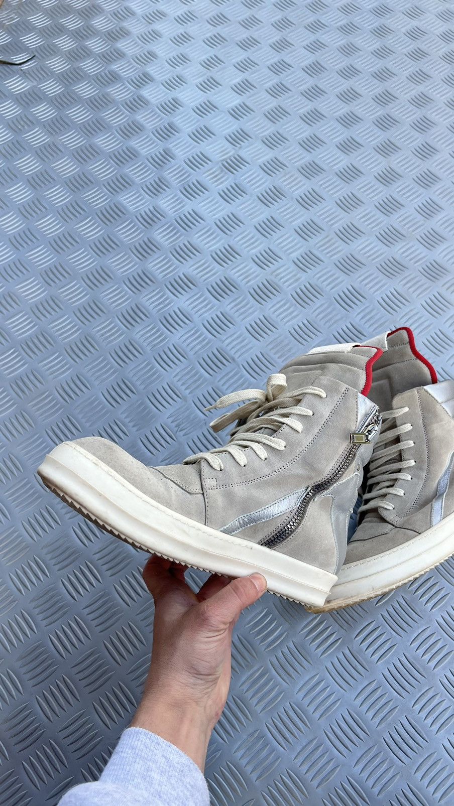Rick Owens Rick Owens geobasket pearl reflective Size US 7.5 / EU 40-41 - 11 Thumbnail
