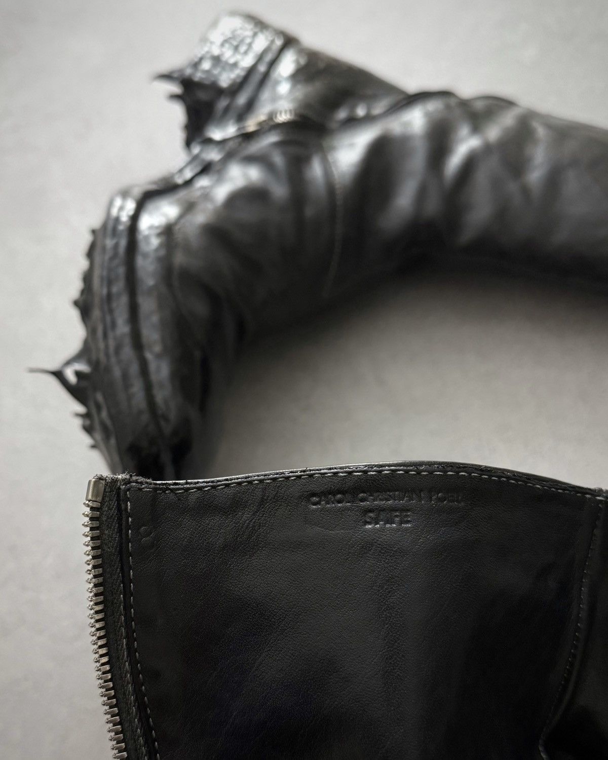 Carol Christian Poell CCP tornado rubber drip boots Size US 8 / EU 41 - 5 Thumbnail