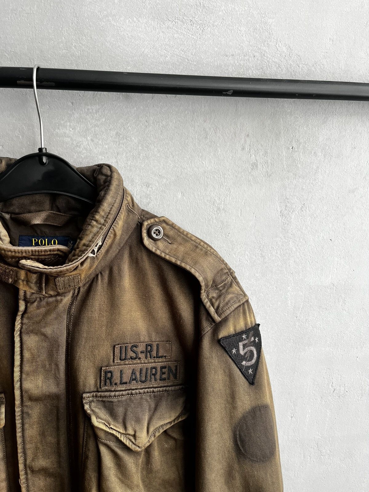 Polo Ralph Lauren × Ralph Lauren Ralph Lauren U S R L military jacket vintage style Size US L / EU 52-54 / 3 - 13 Thumbnail